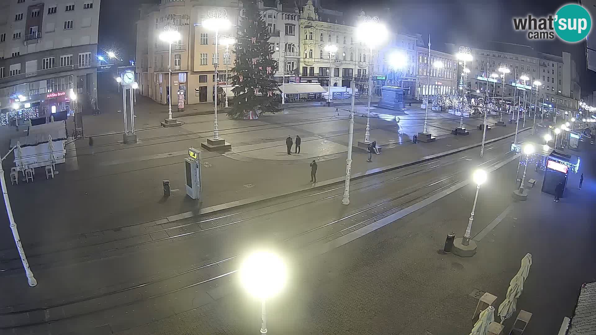 Webcam Zagreb Bana Jelačića square | Croatia