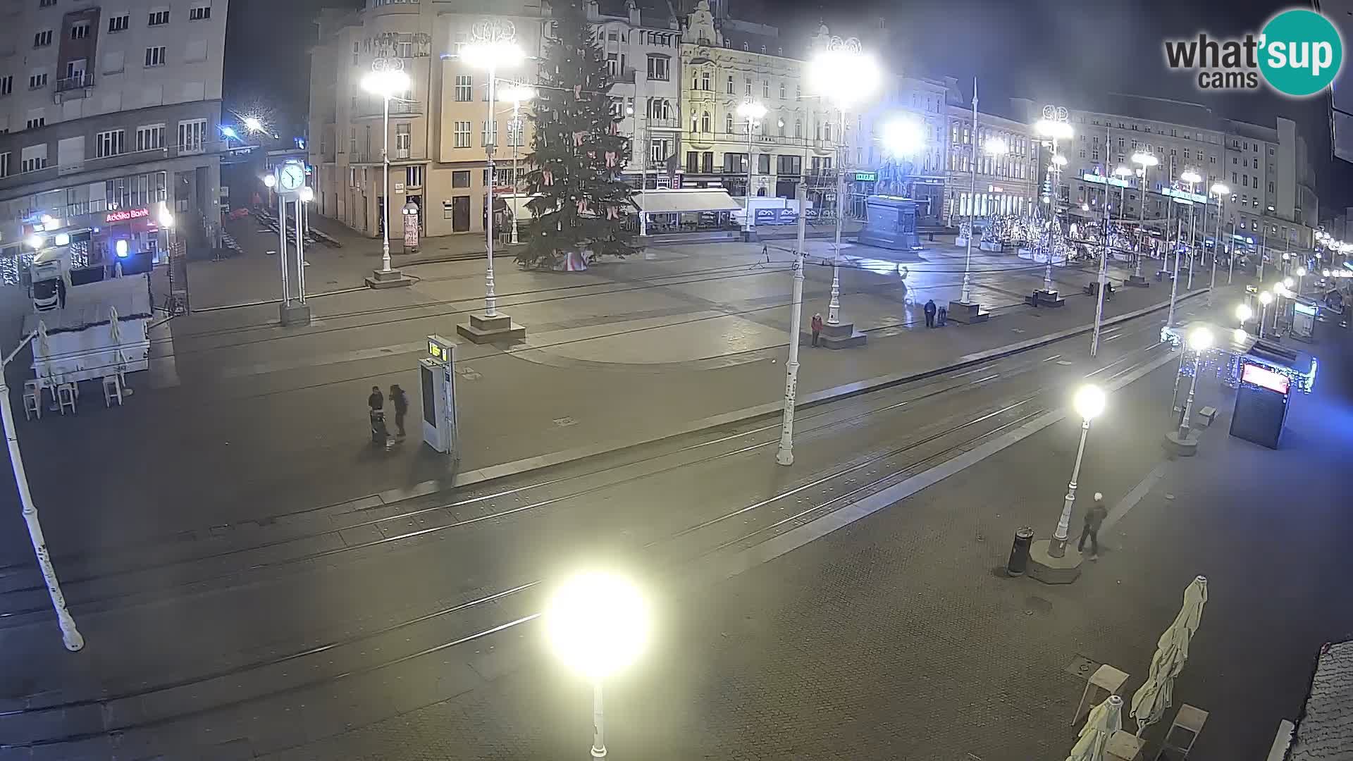 Webcam Zagreb Bana Jelačića square | Croatia