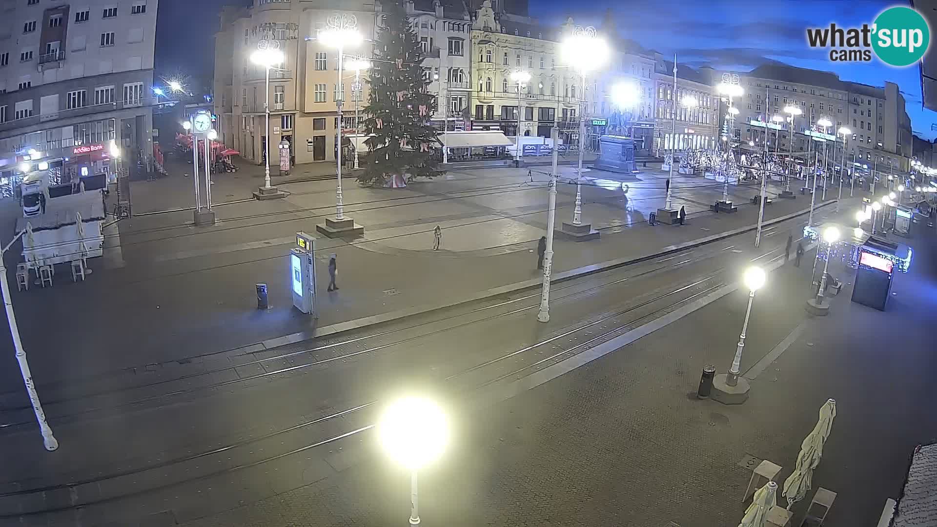 Zagreb webcam Ban Jelacica Platz | Kroatien