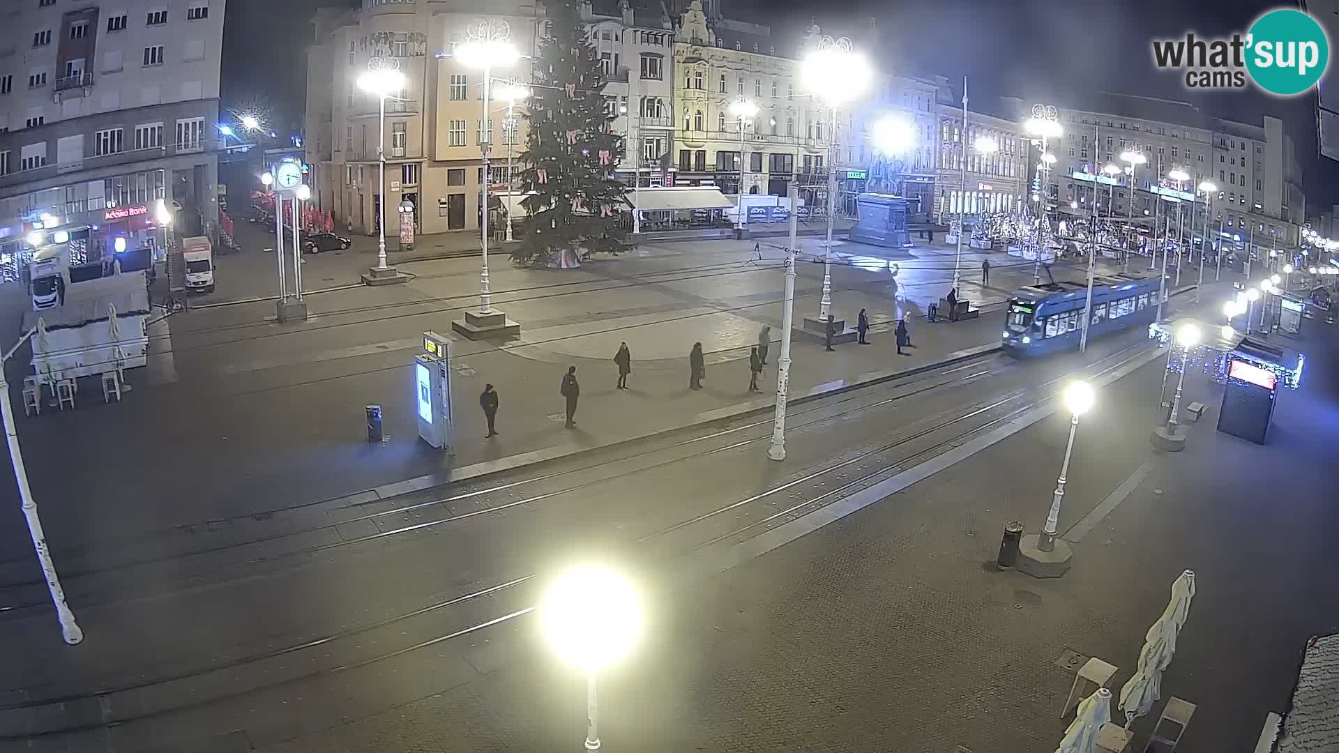 Webcam Zagreb Bana Jelačića square | Croatia