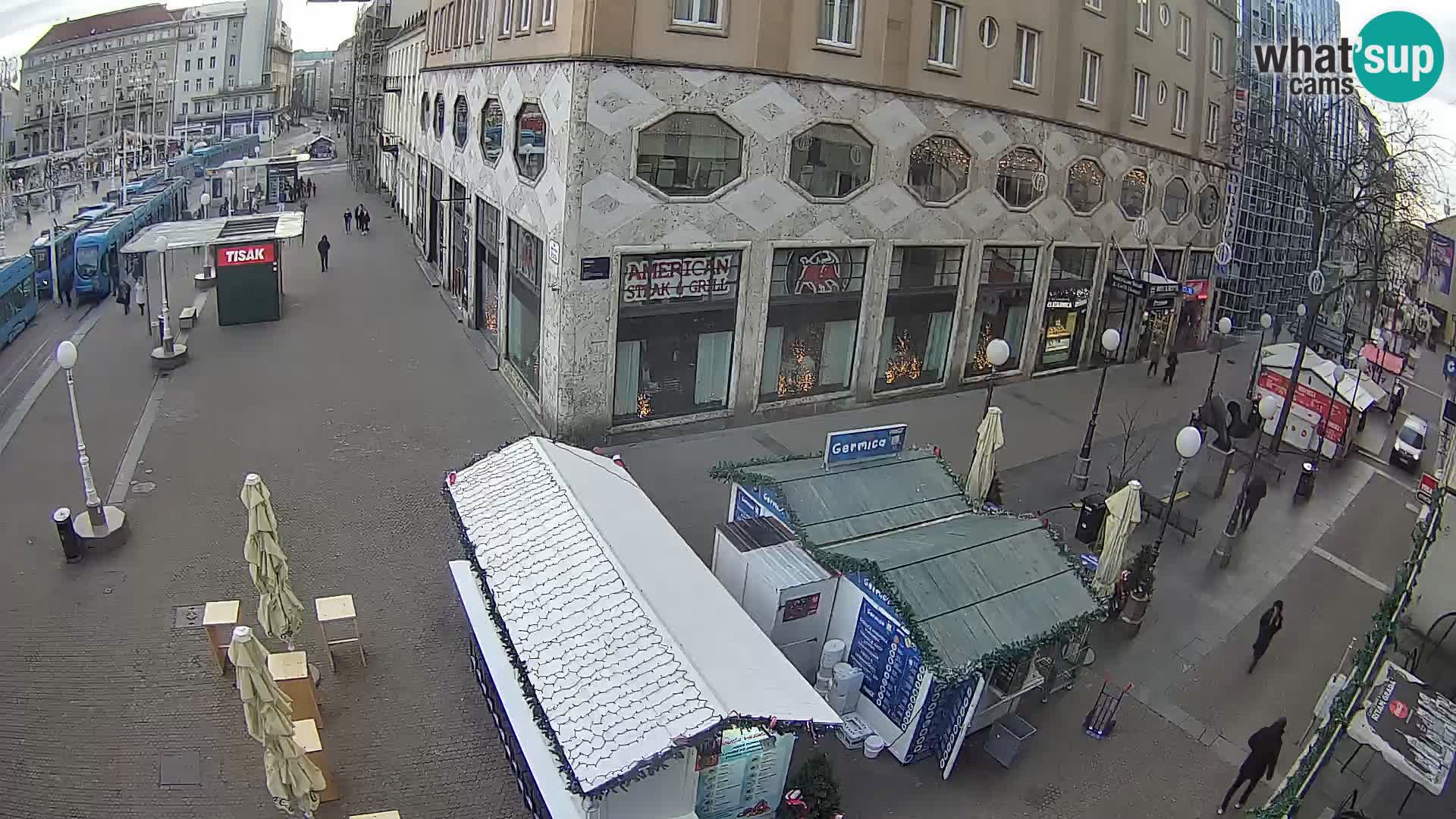 Zagreb live cam Bana Jelačića