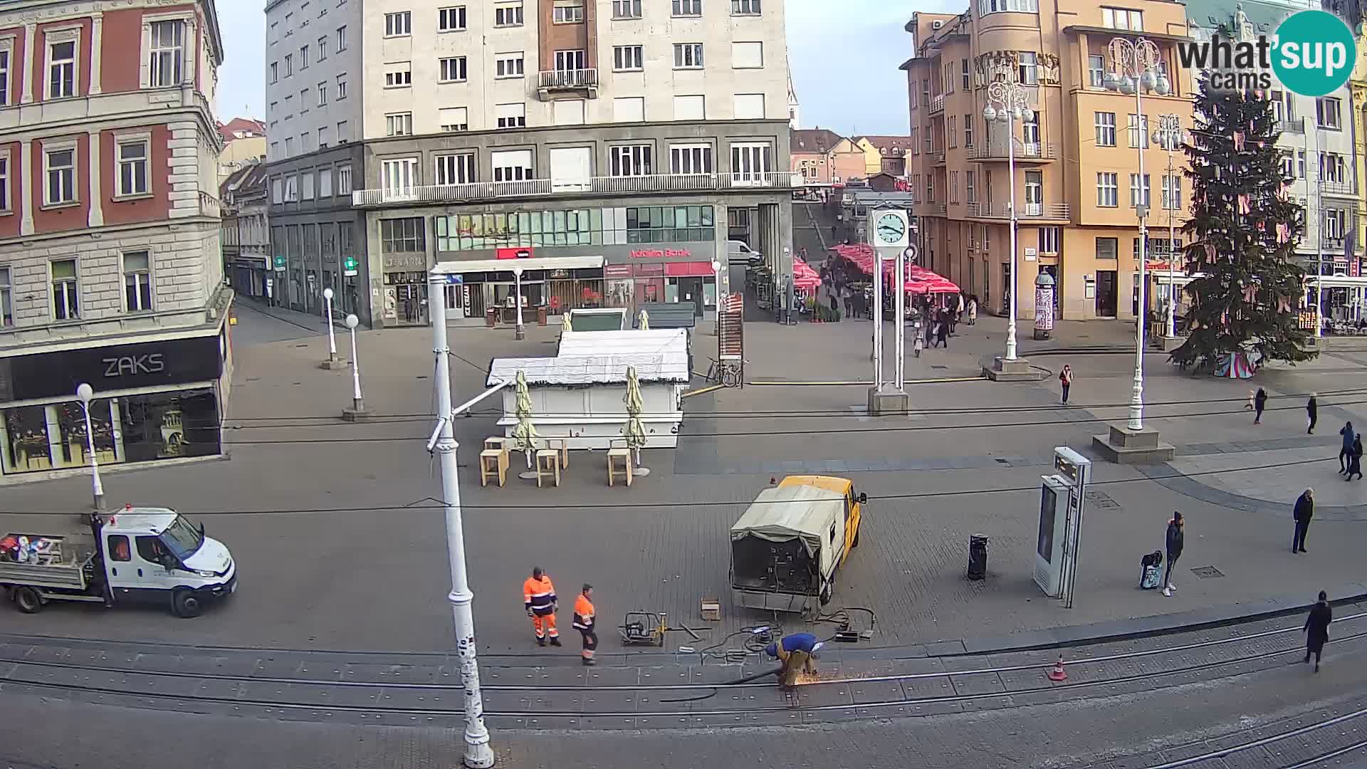 Zagreb live cam Bana Jelačića