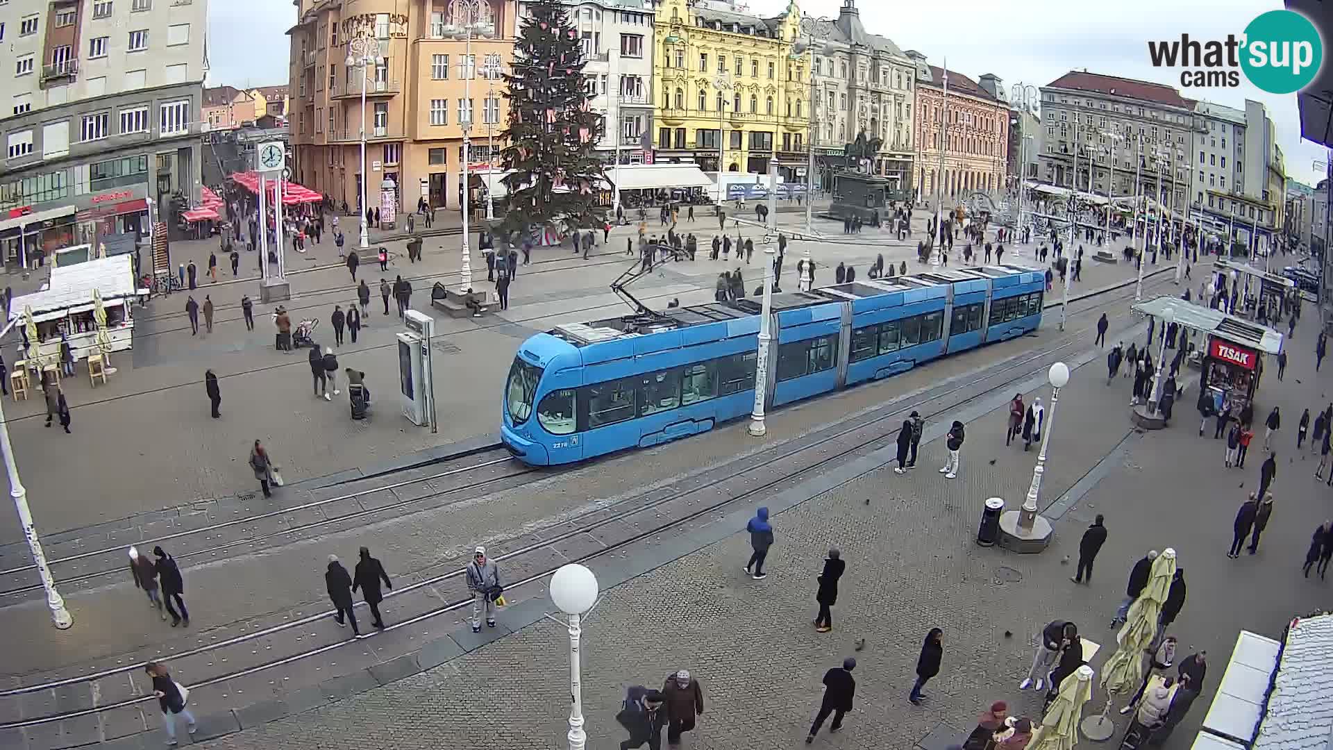 Zagreb live cam Bana Jelačića