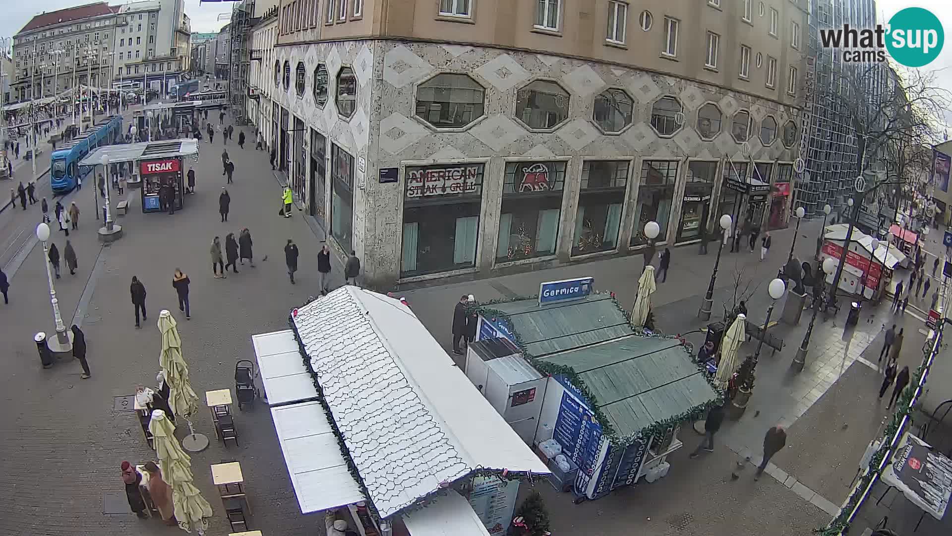 Webcam Zagabria Ban Jelacic piazza | Croazia