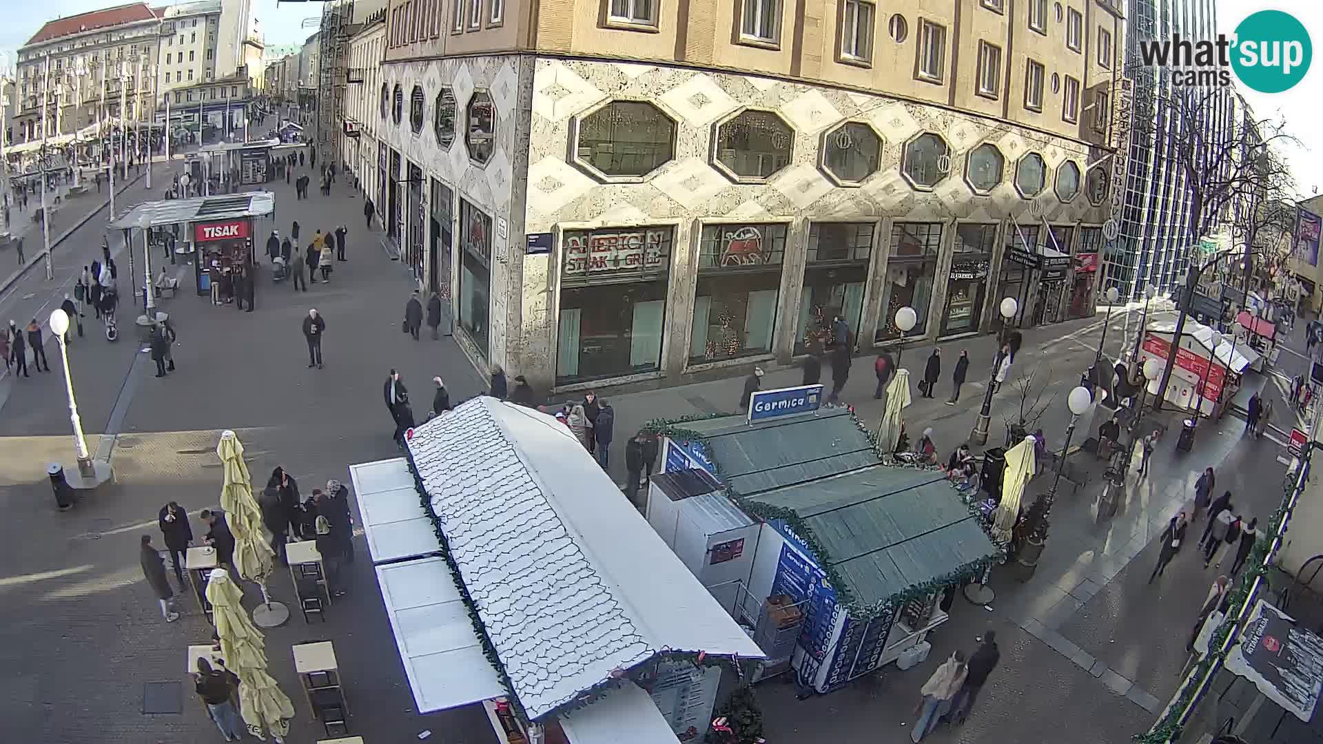 Live Cam Zagreb Ban Jelačić place | Croatie