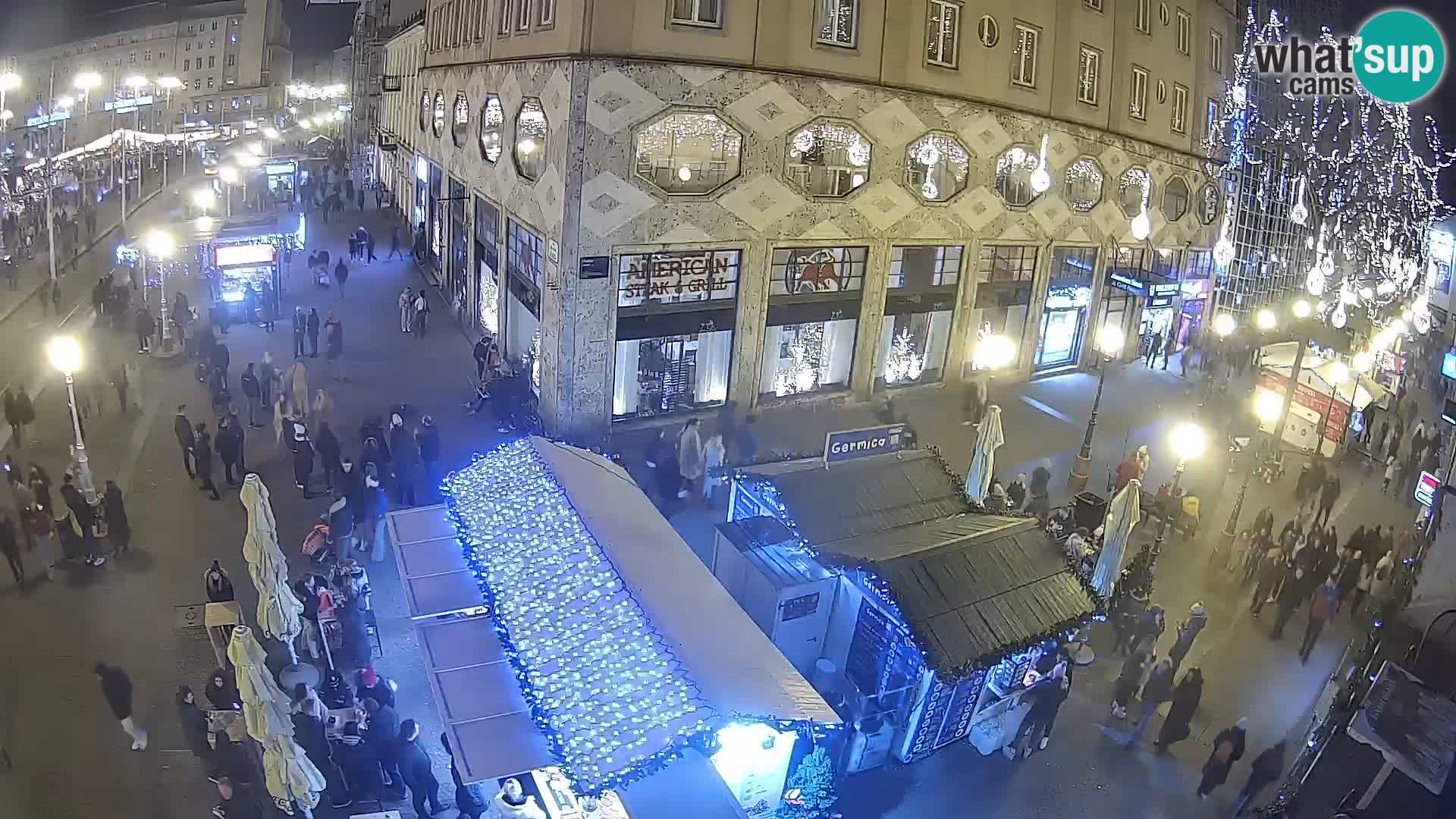 Live Cam Zagreb Ban Jelačić place | Croatie