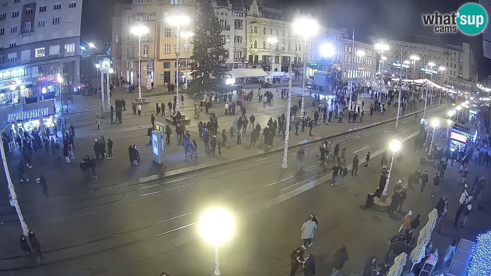 Live Cam Zagreb Ban Jelačić place | Croatie