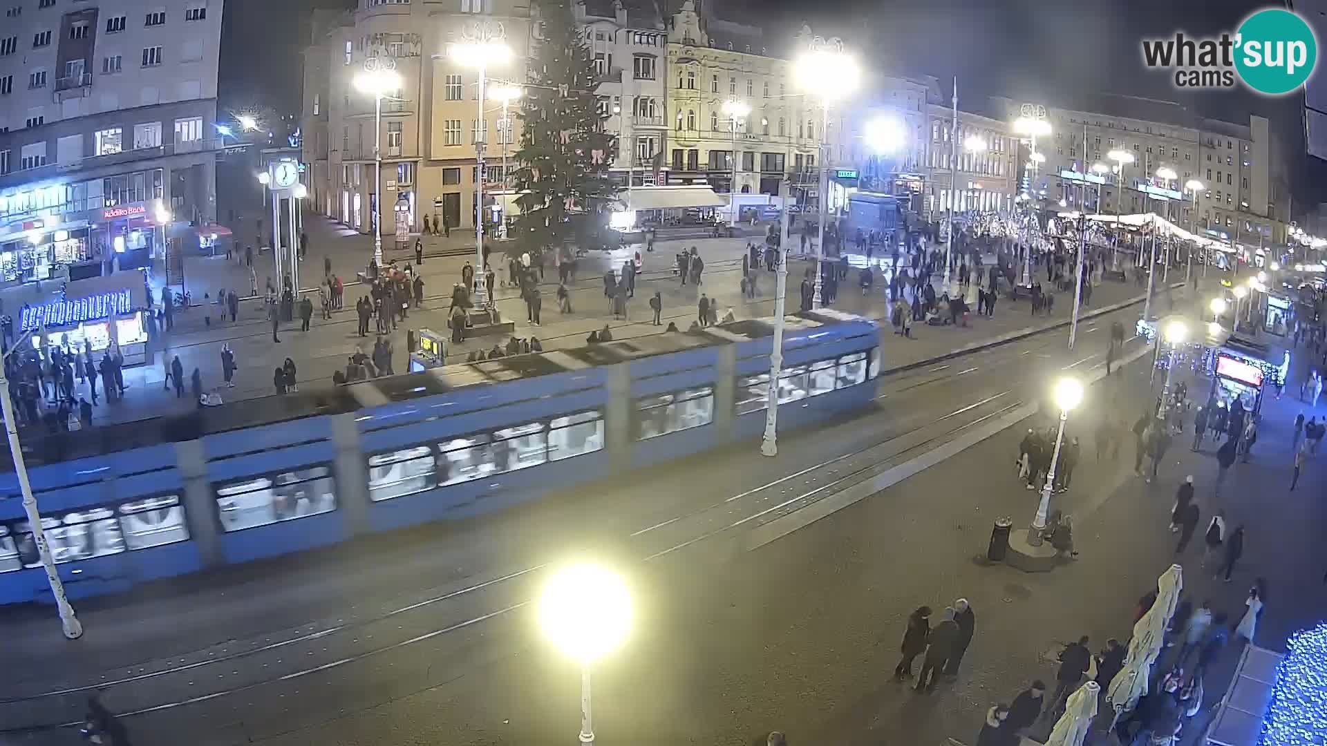 Zagreb webcam Ban Jelacica Platz | Kroatien