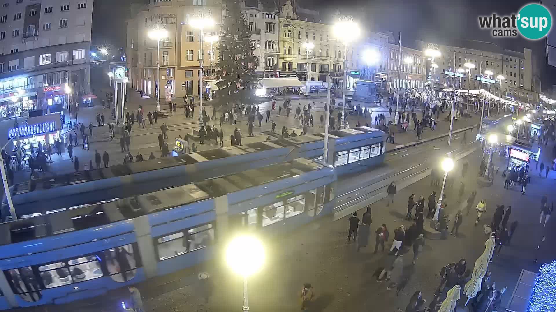 Zagreb webcam Ban Jelacica Platz | Kroatien