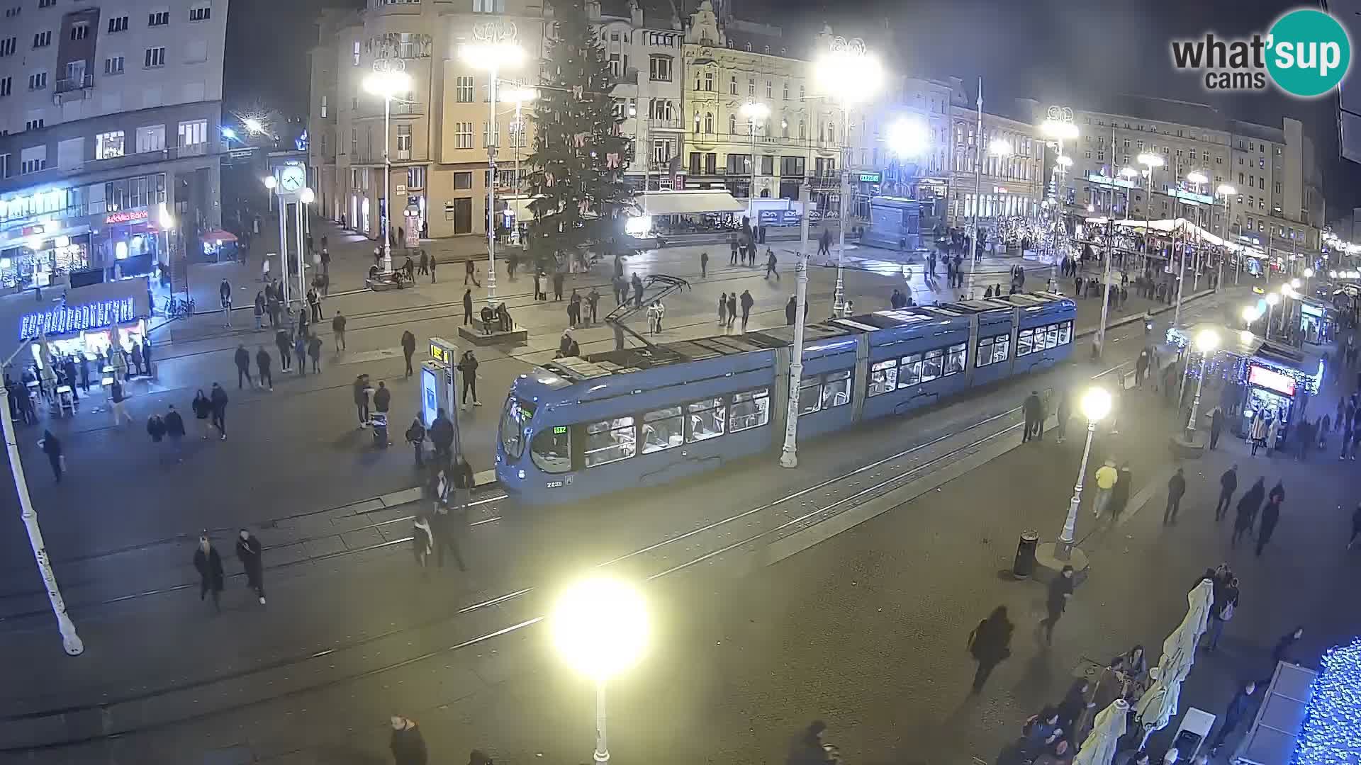 Webcam Zagabria Ban Jelacic piazza | Croazia