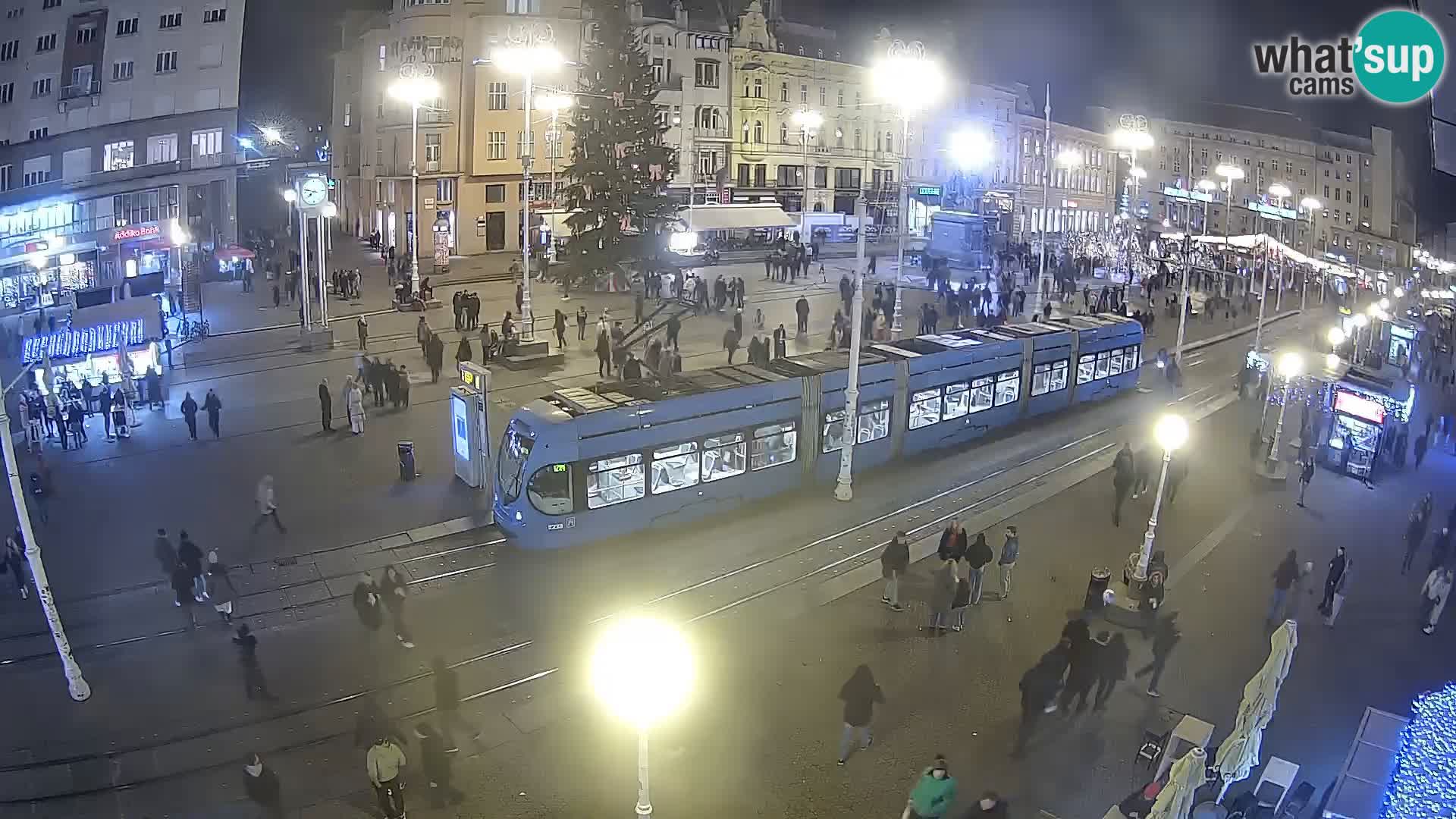 Zagreb webcam Ban Jelacica Platz | Kroatien