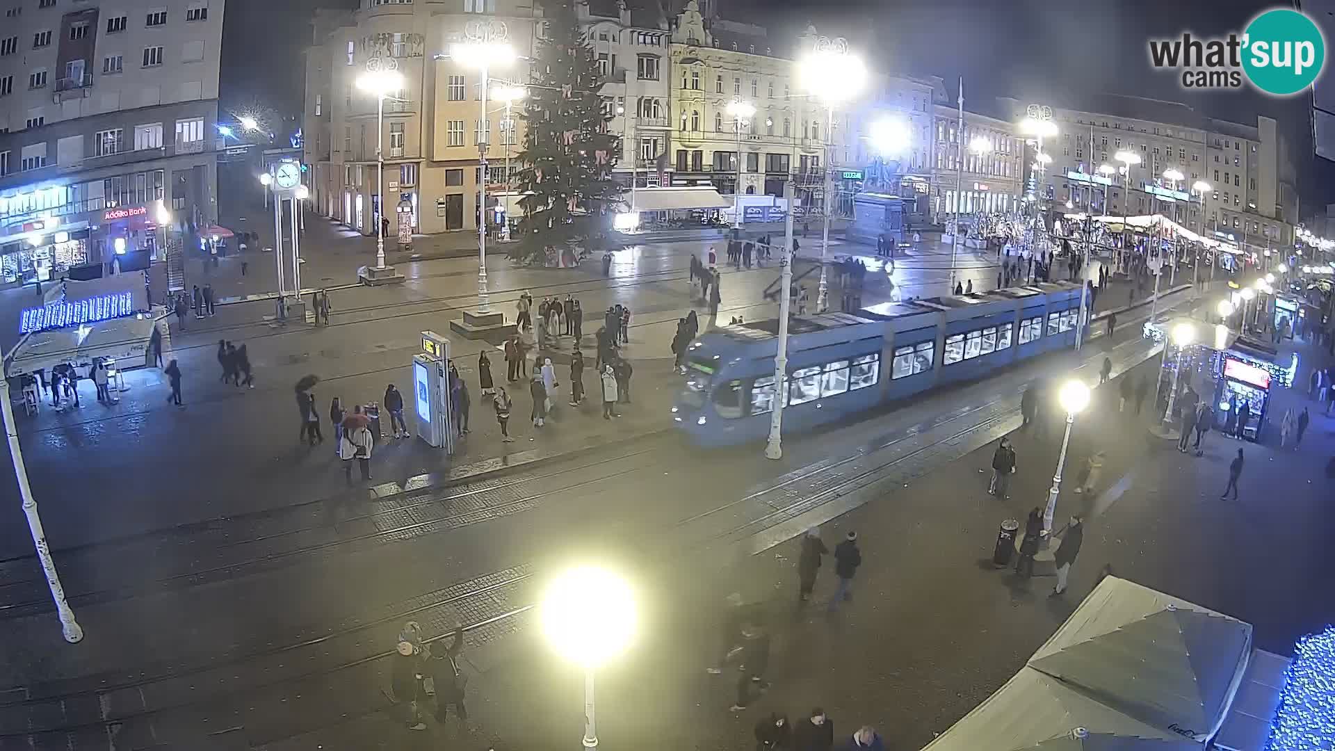 Live Cam Zagreb Ban Jelačić place | Croatie