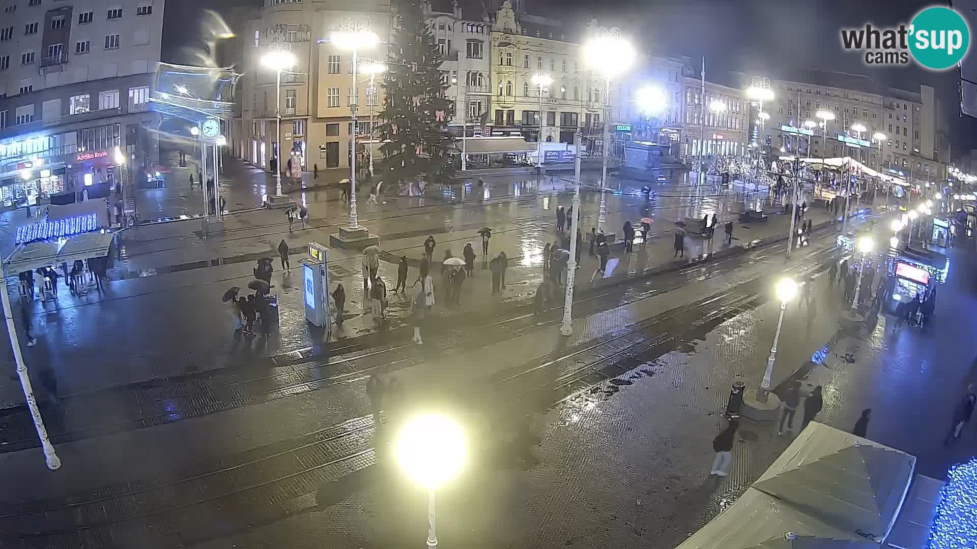 Live Cam Zagreb Ban Jelačić place | Croatie