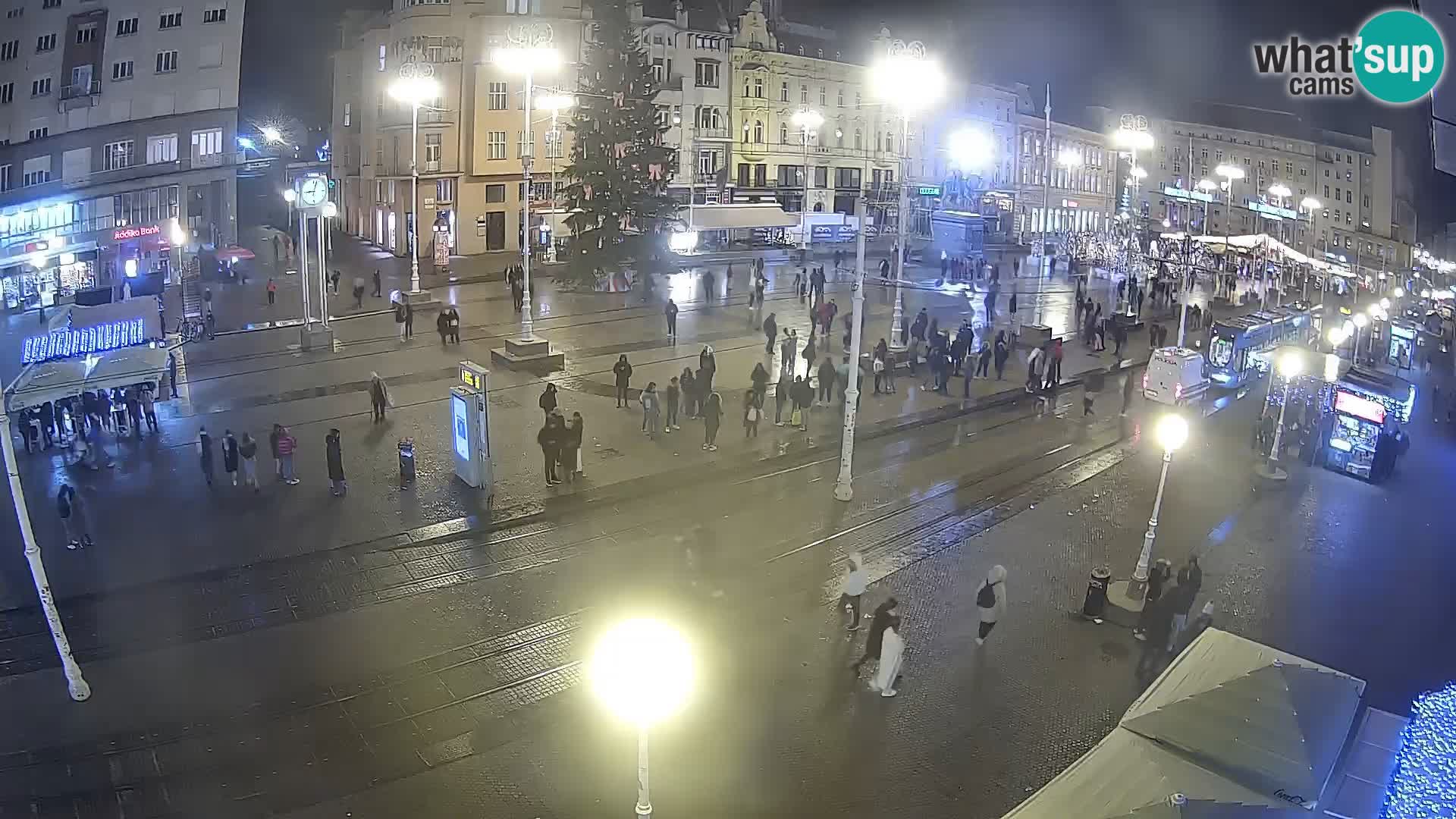 Webcam Zagabria Ban Jelacic piazza | Croazia