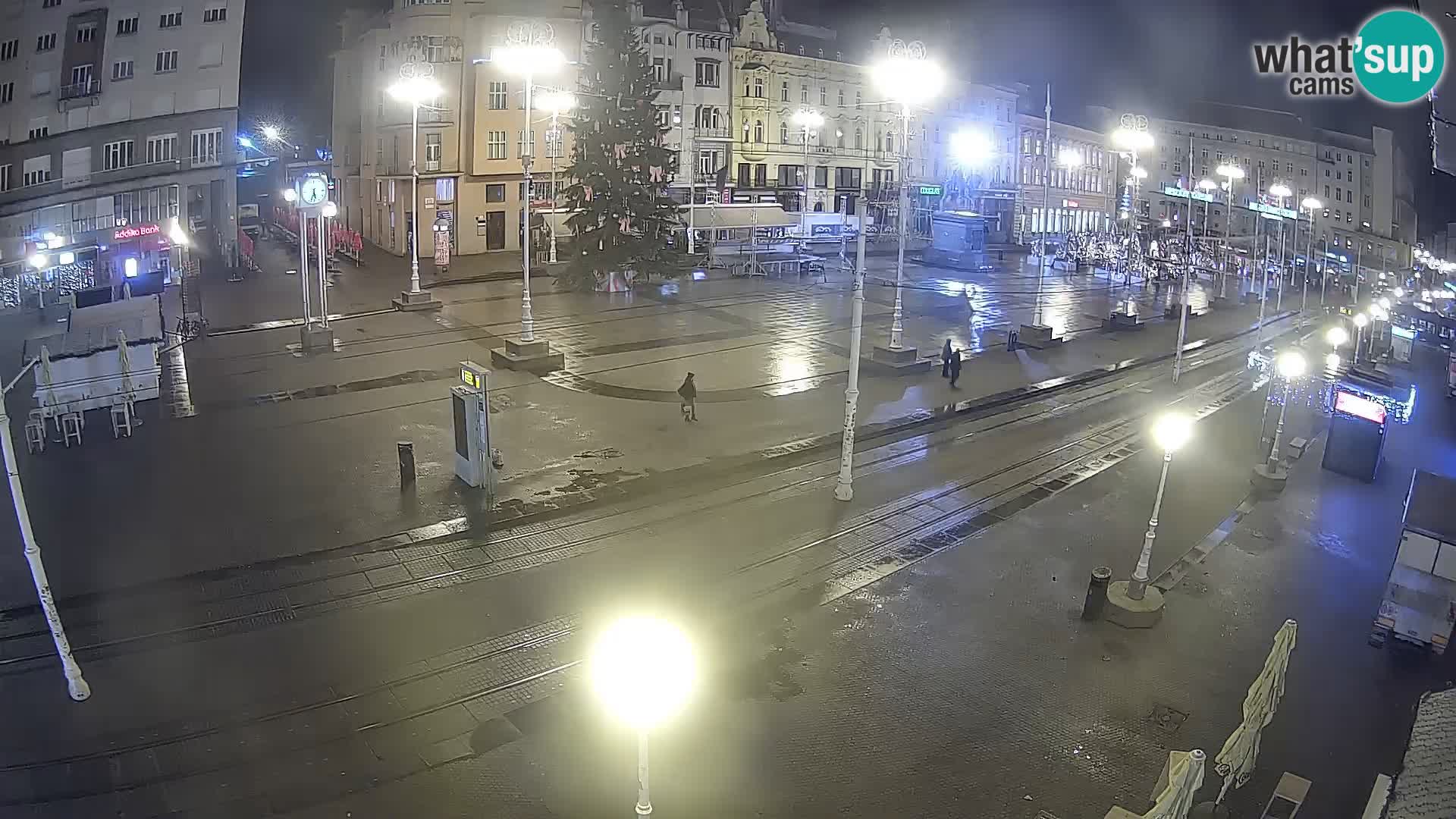 Zagreb webcam Ban Jelacica Platz | Kroatien