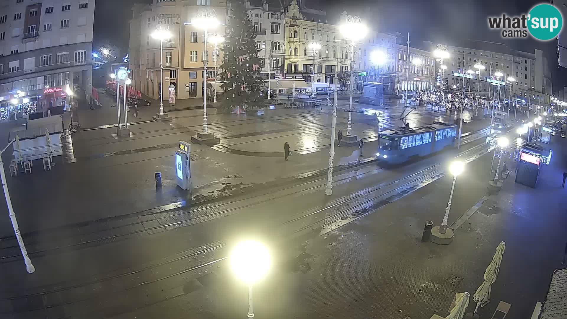 Live Cam Zagreb Ban Jelačić place | Croatie