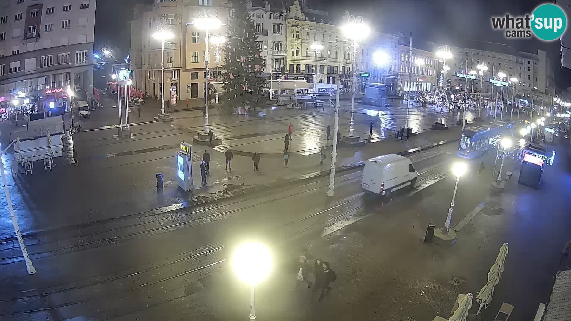 Live Cam Zagreb Ban Jelačić place | Croatie