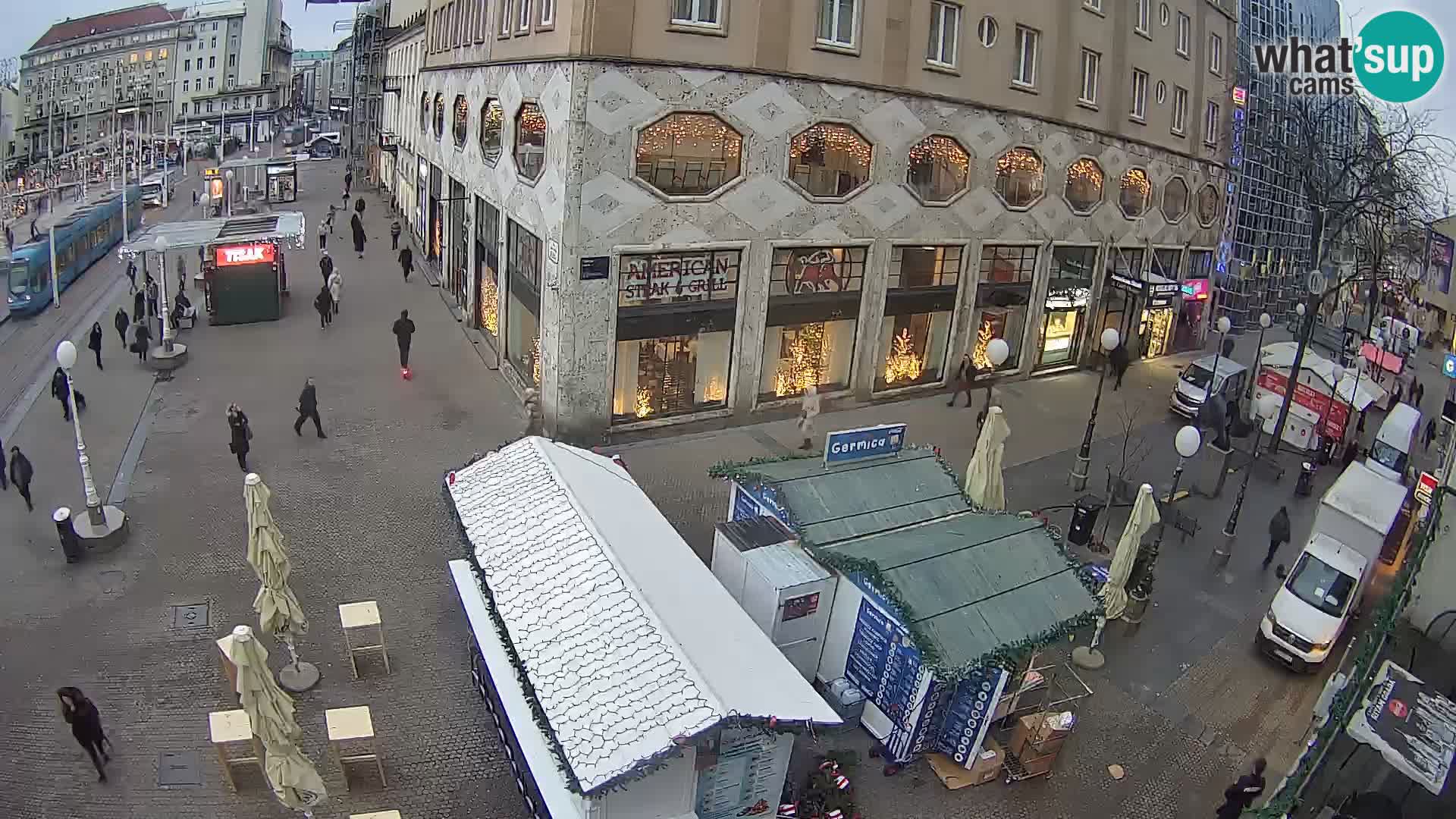 Live Cam Zagreb Ban Jelačić place | Croatie