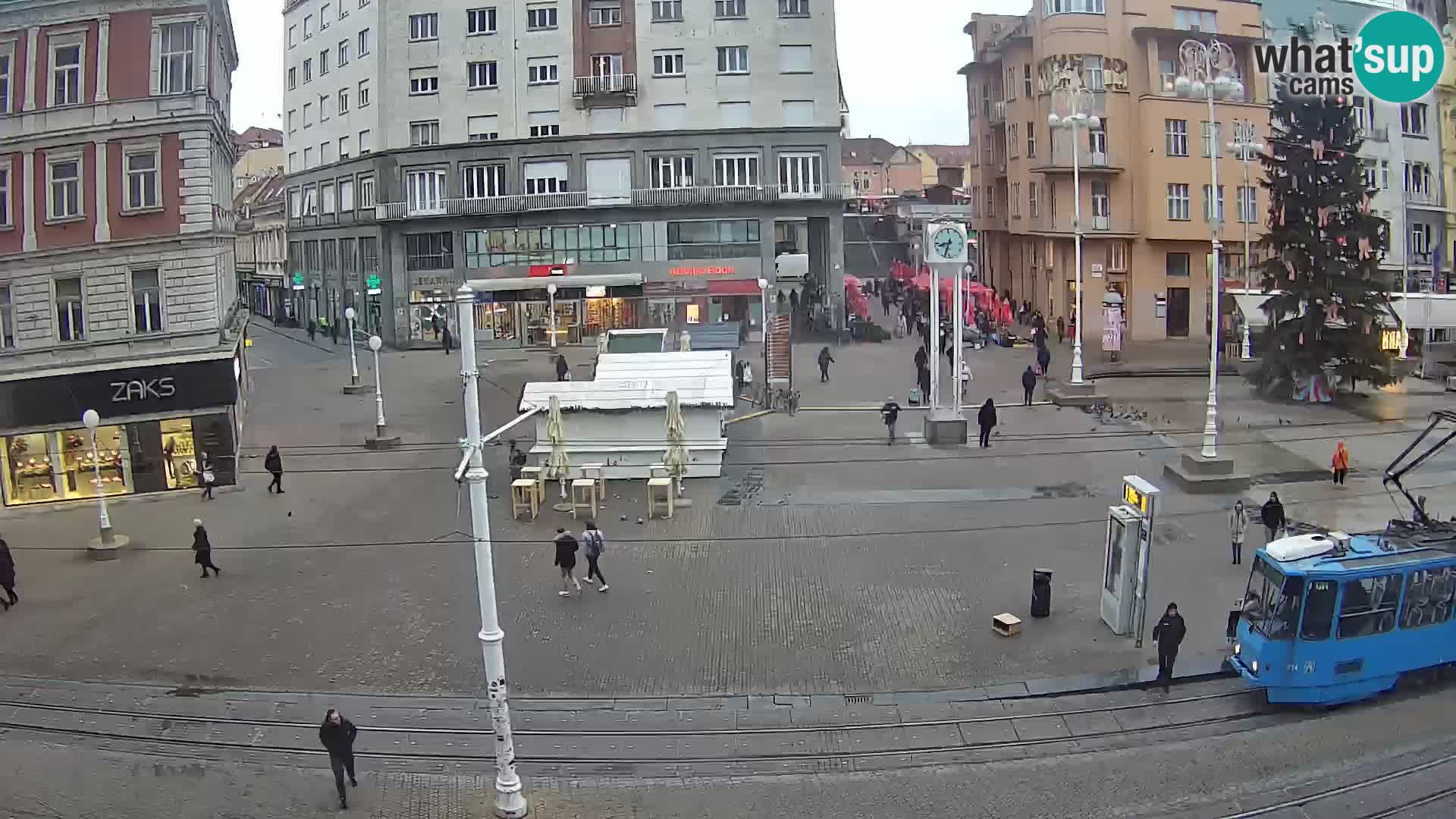 Zagreb live cam Bana Jelačića