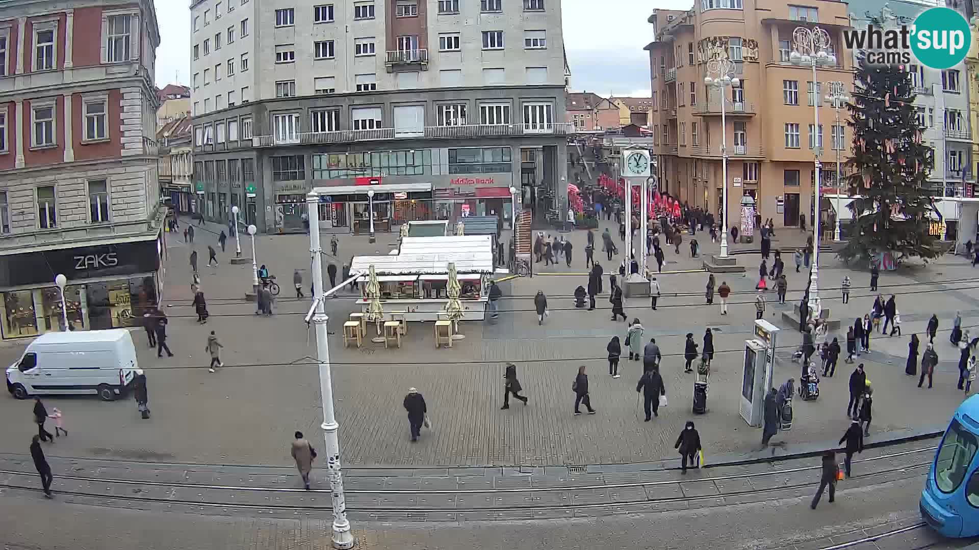 Webcam Zagabria Ban Jelacic piazza | Croazia