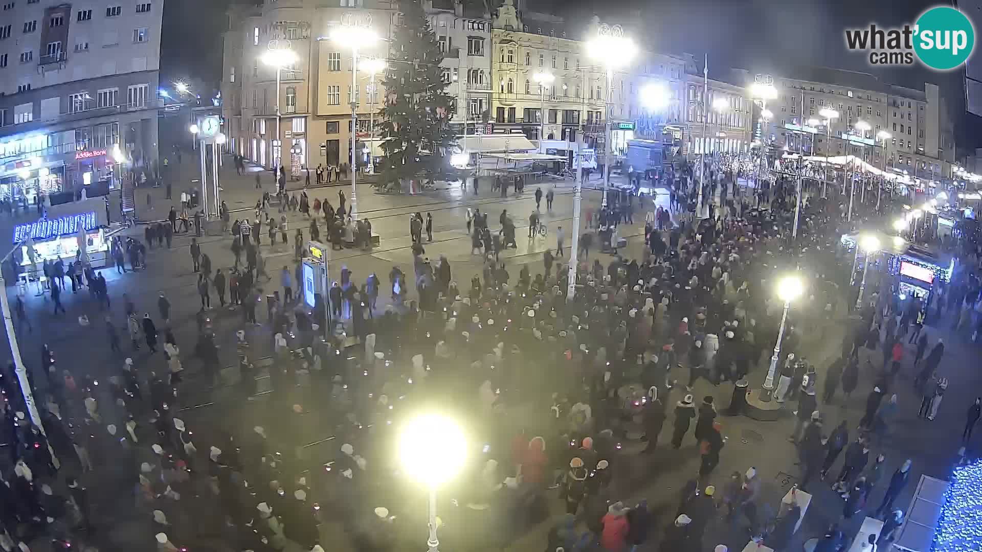 Live Cam Zagreb Ban Jelačić place | Croatie