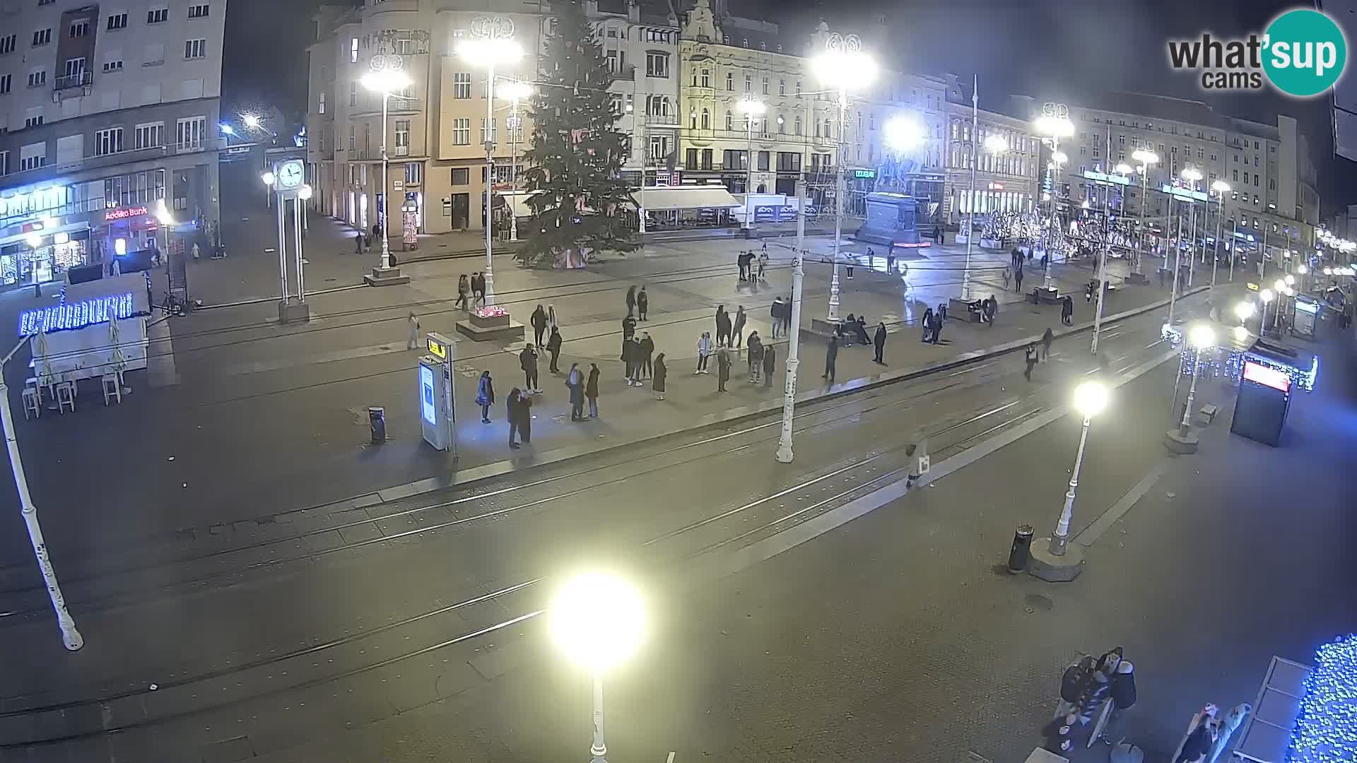 Live Cam Zagreb Ban Jelačić place | Croatie