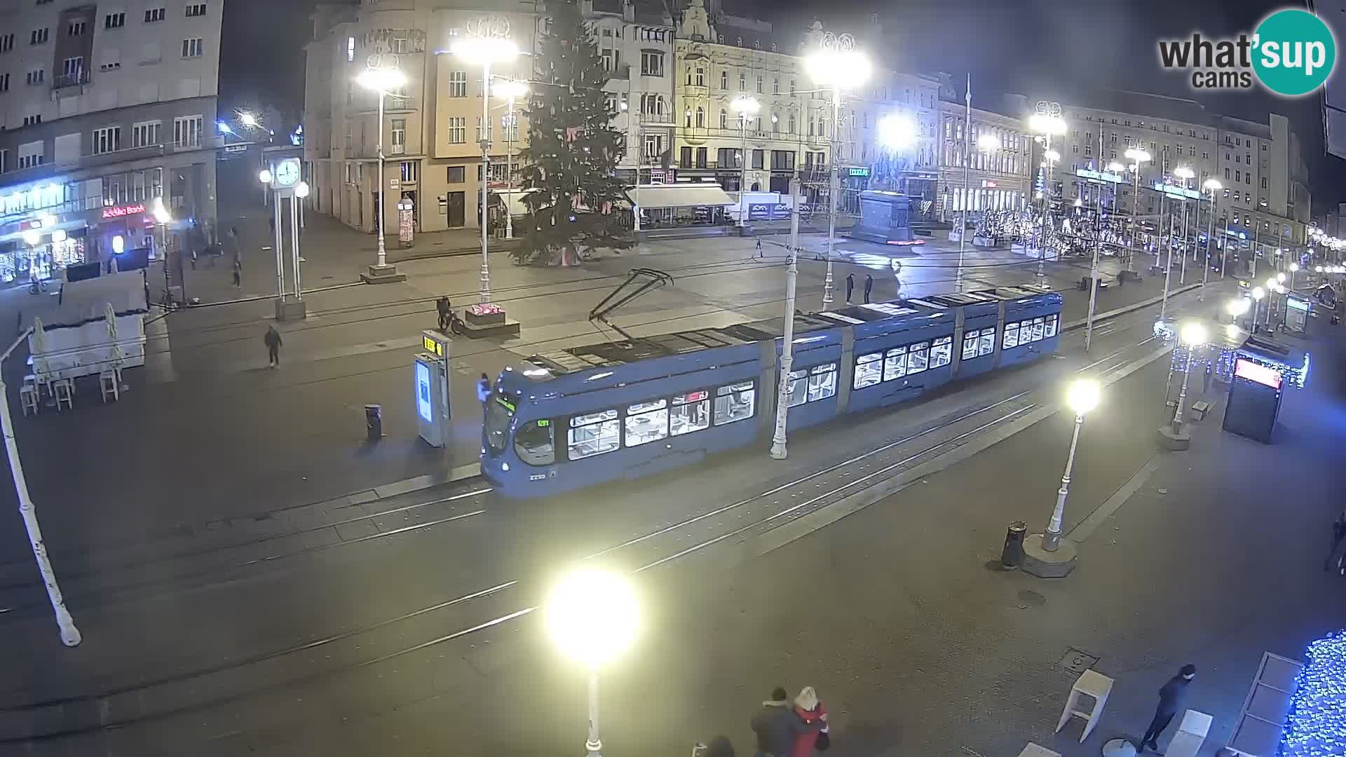 Webcam Zagreb Bana Jelačića square | Croatia