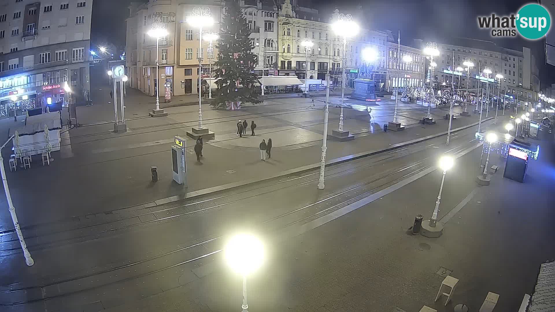 Live Cam Zagreb Ban Jelačić place | Croatie