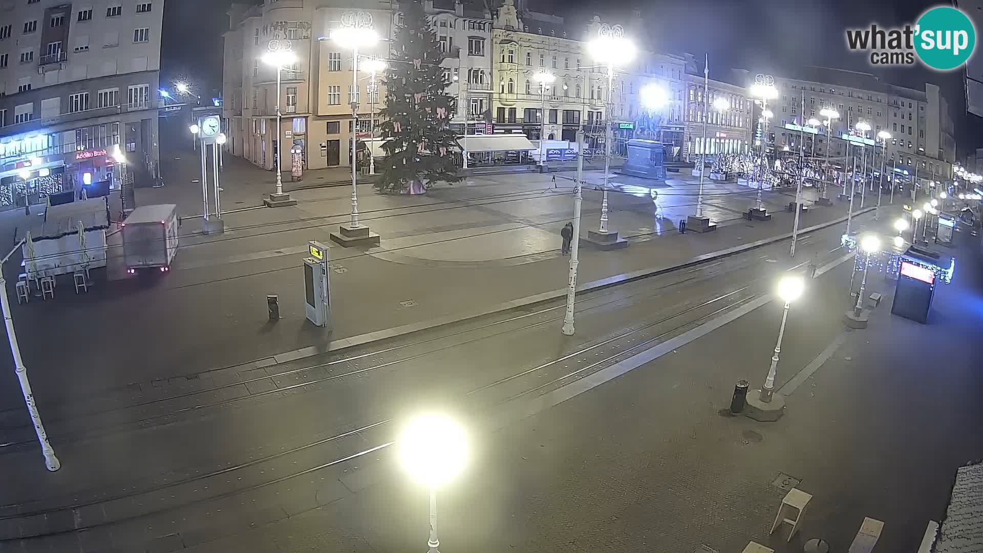 Live Cam Zagreb Ban Jelačić place | Croatie