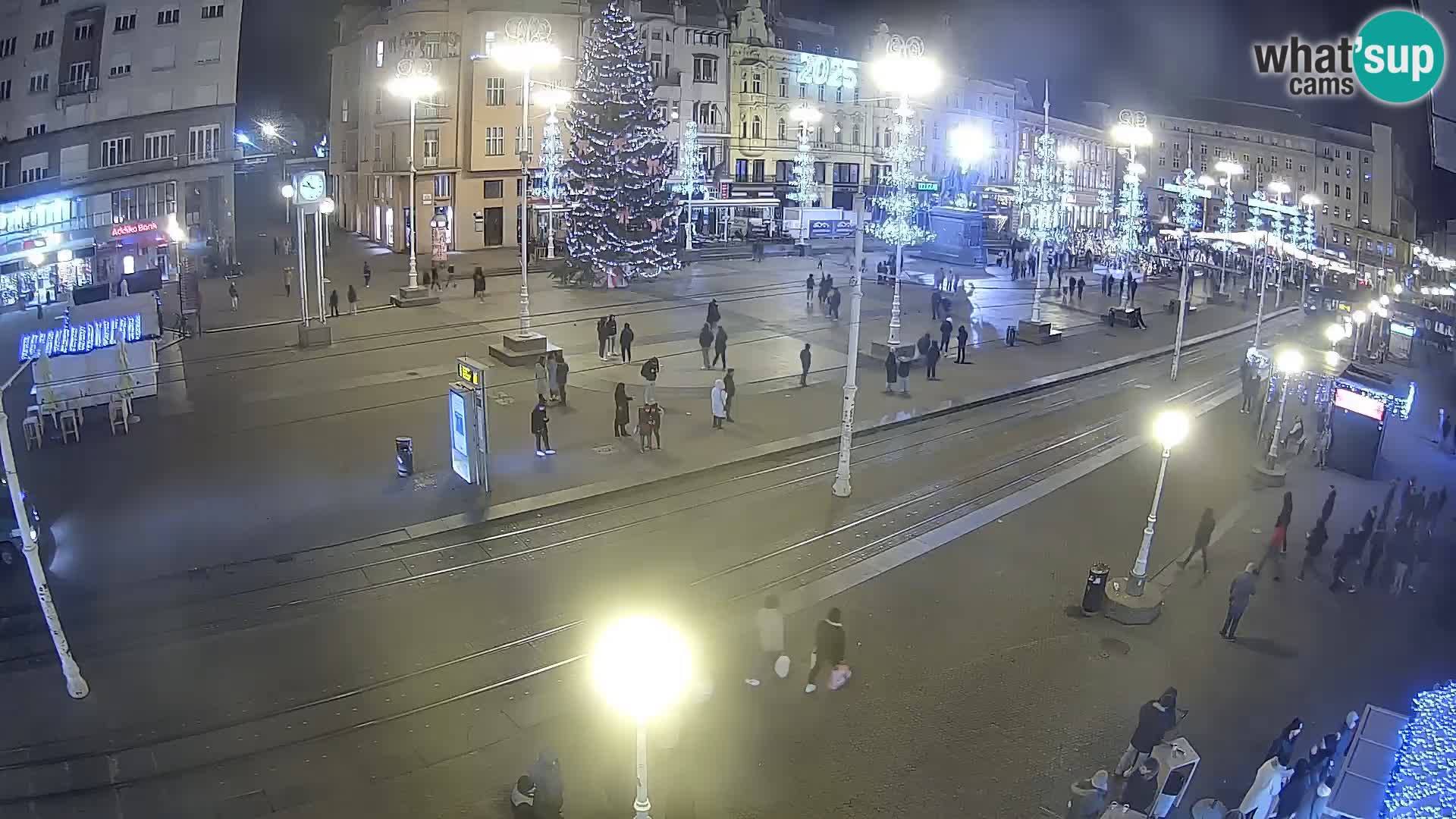 Zagreb live cam Bana Jelačića