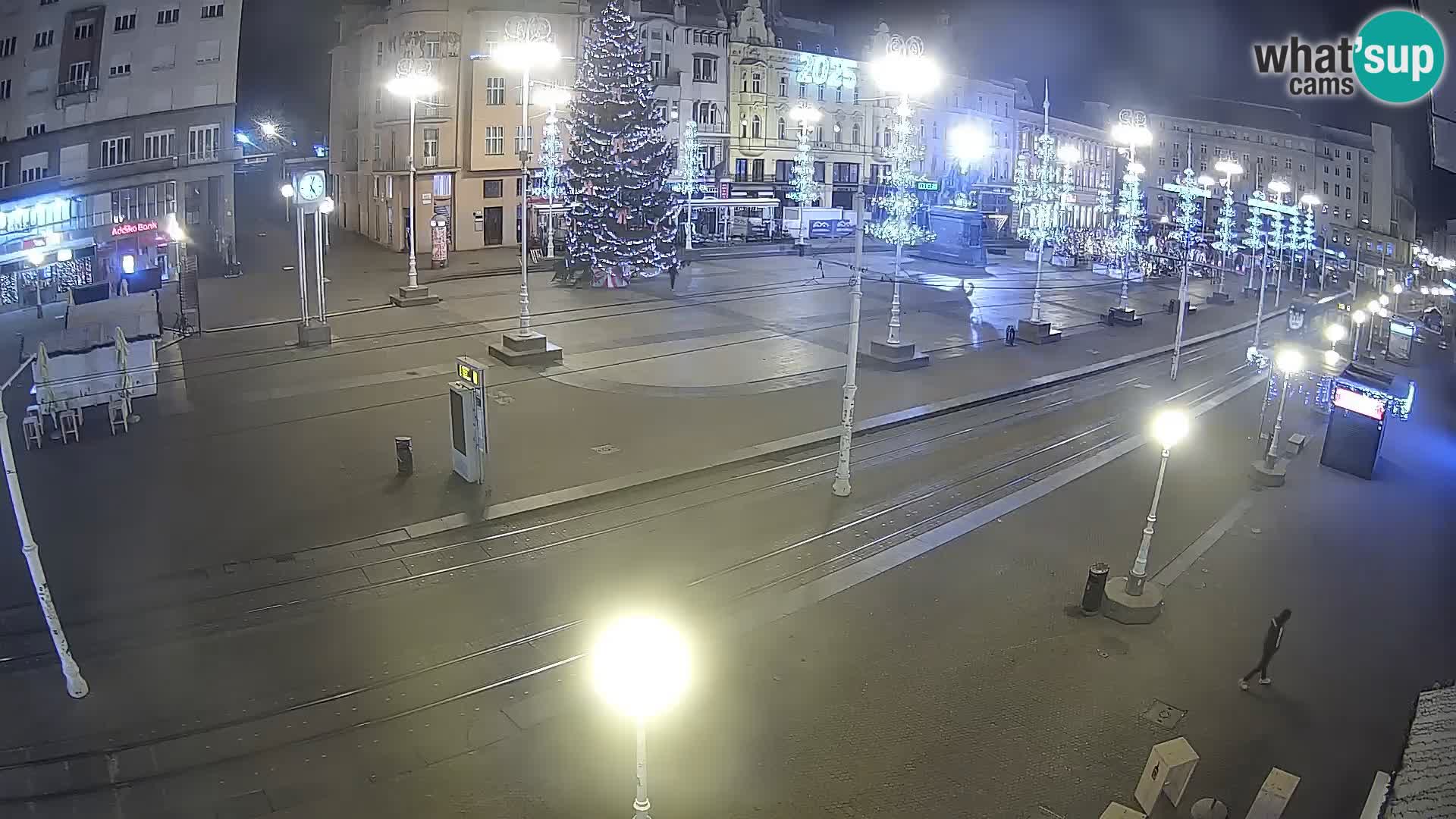 Webcam Zagabria Ban Jelacic piazza | Croazia