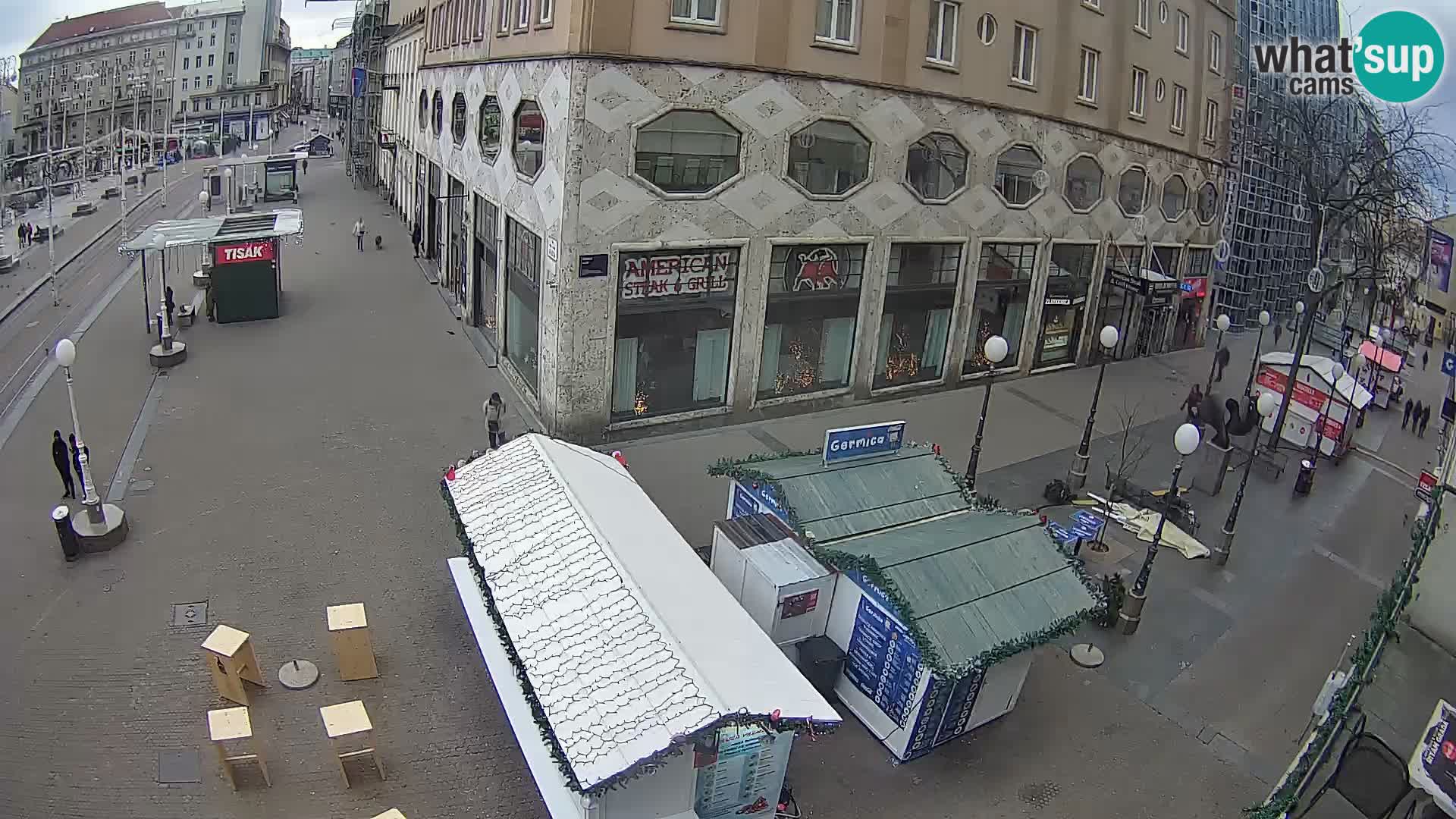 Zagreb live cam Bana Jelačića