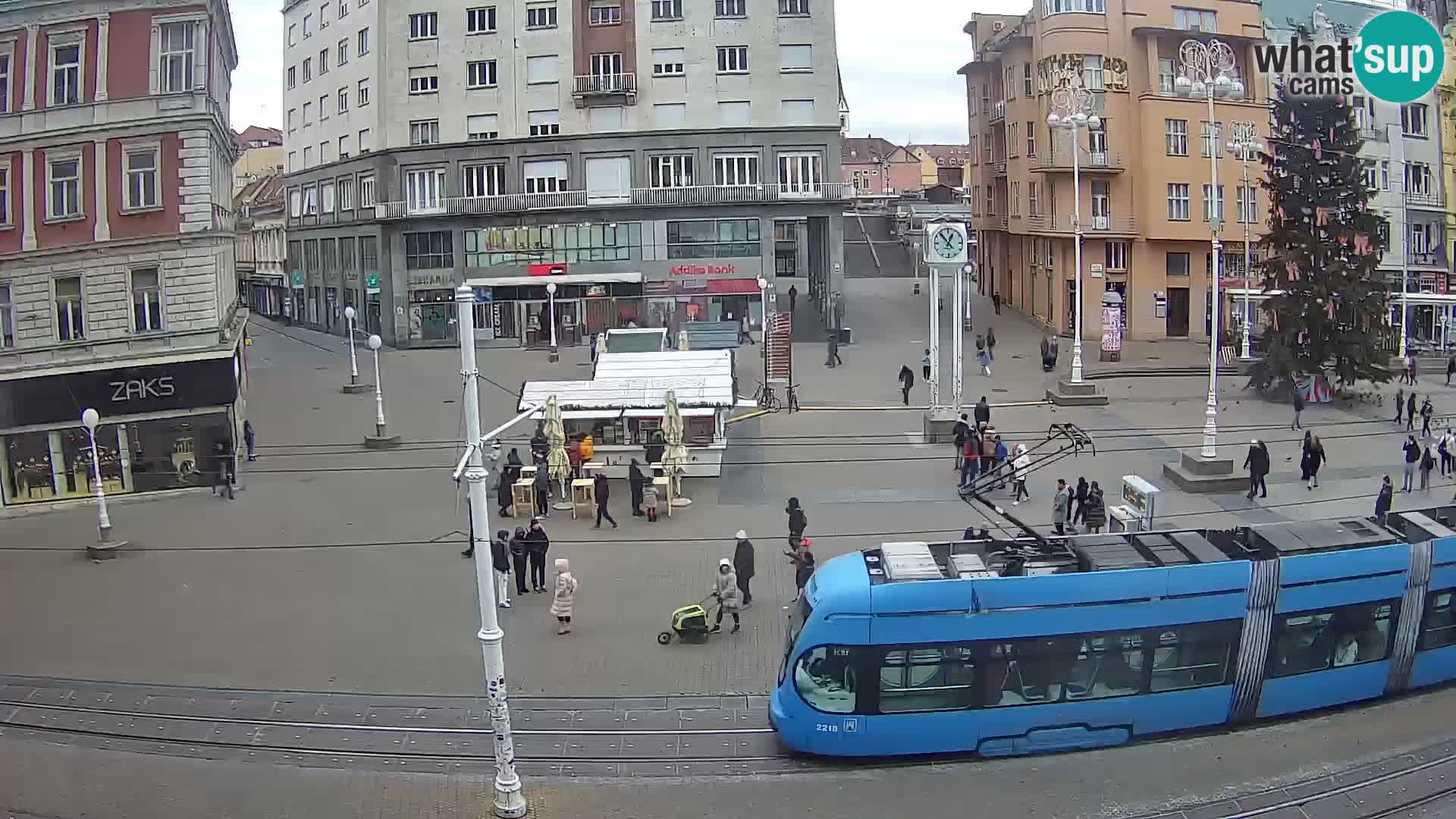 Webcam Zagabria Ban Jelacic piazza | Croazia