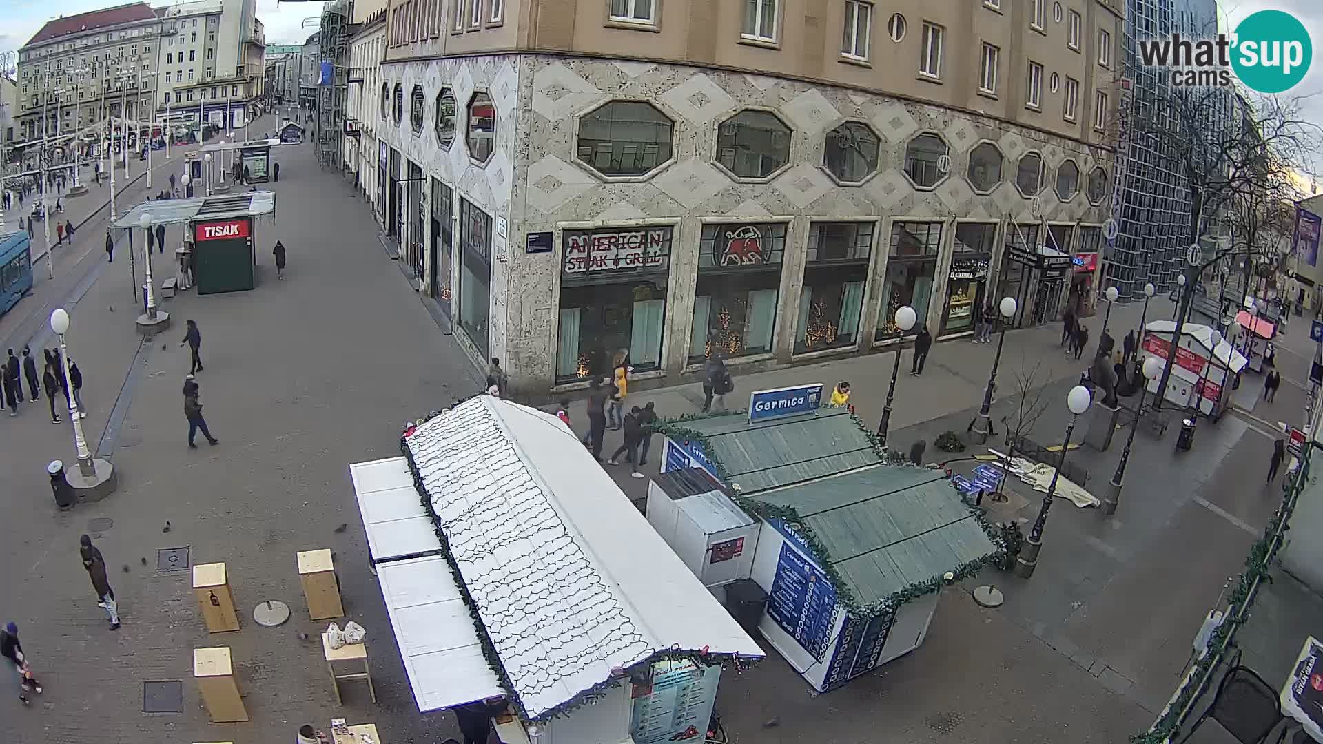 Zagreb live cam Bana Jelačića