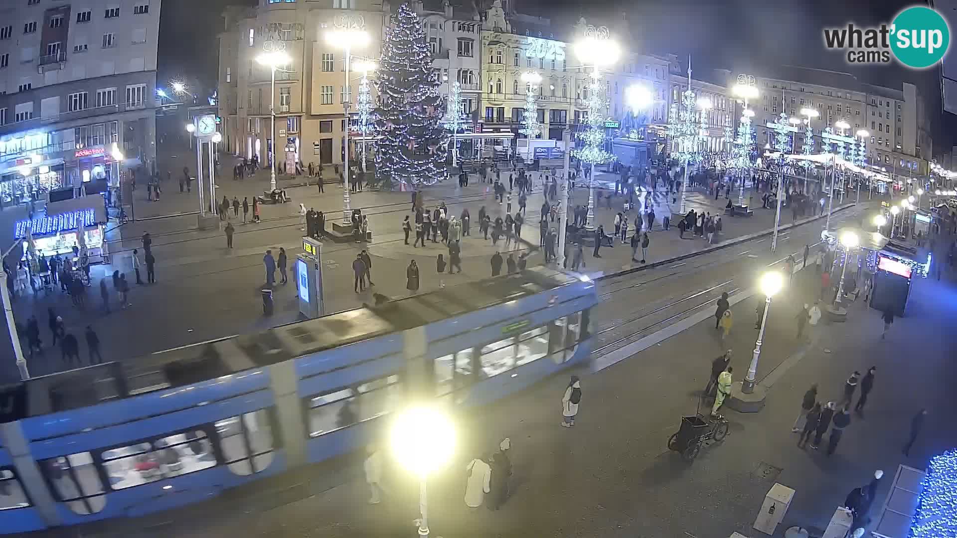 Zagreb live cam Bana Jelačića