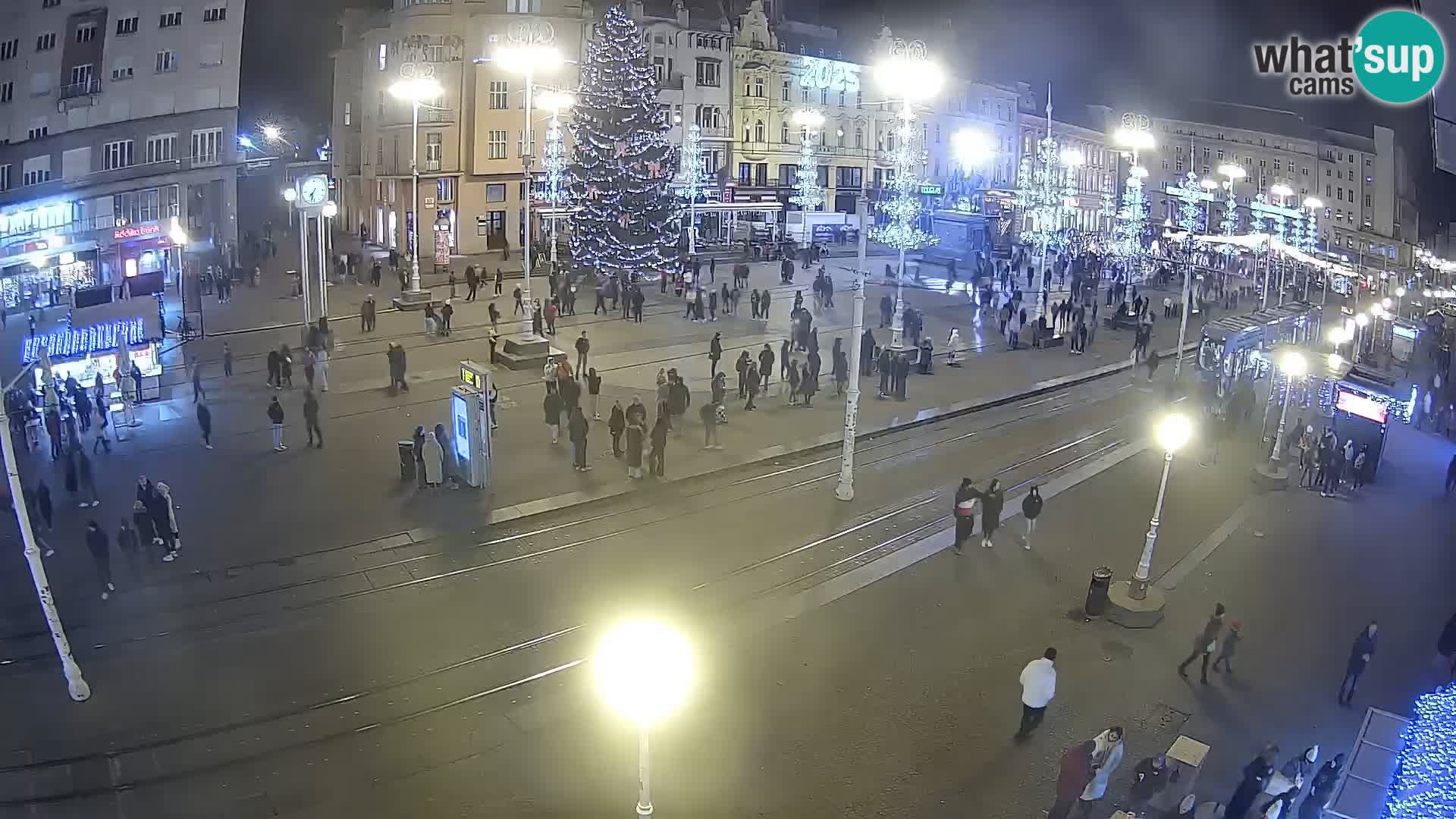 Live Cam Zagreb Ban Jelačić place | Croatie