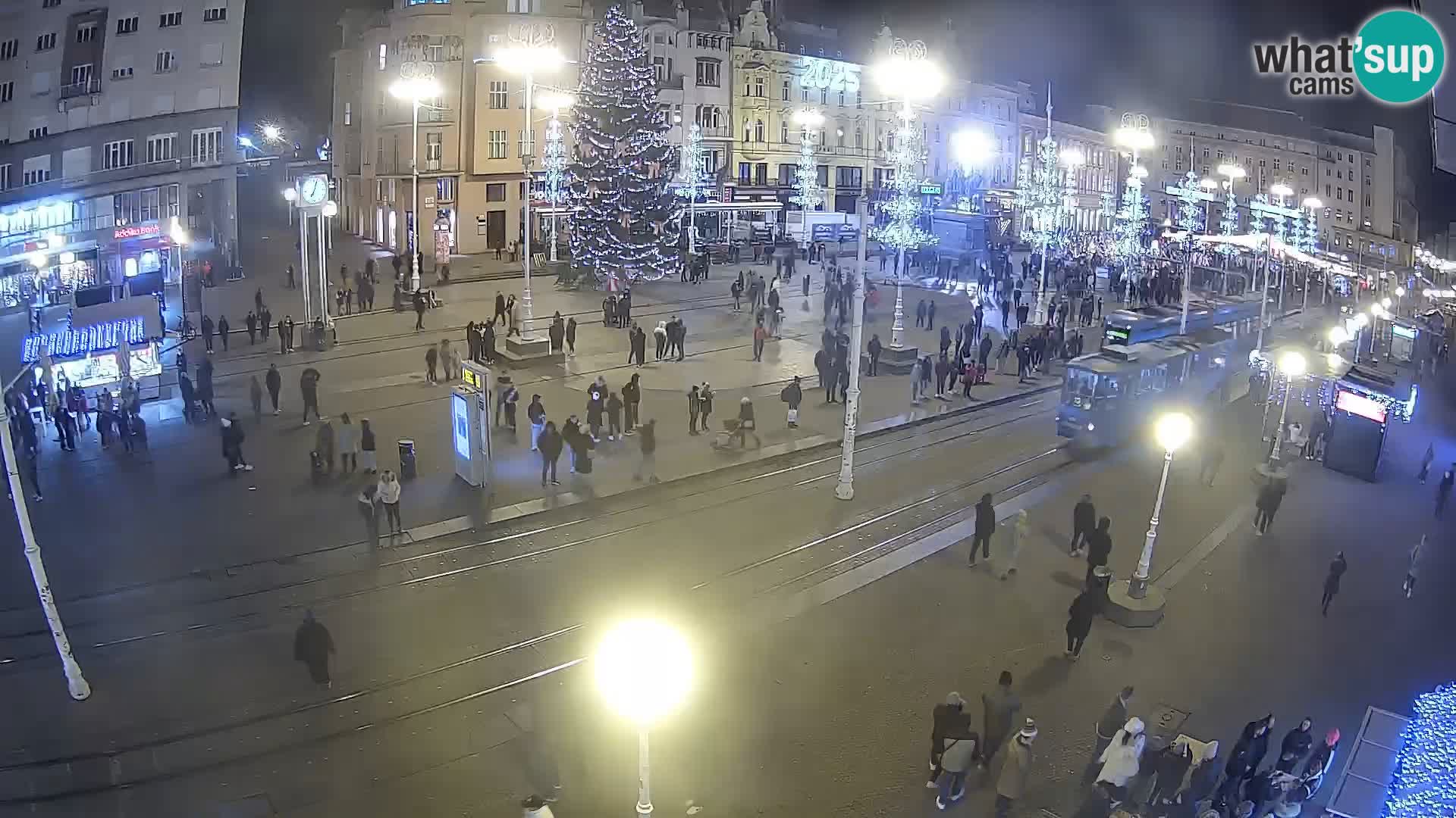 Webcam Zagreb Bana Jelačića square | Croatia