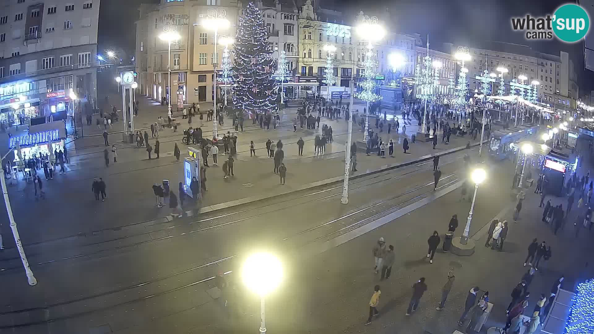 Zagreb webcam Ban Jelacica Platz | Kroatien