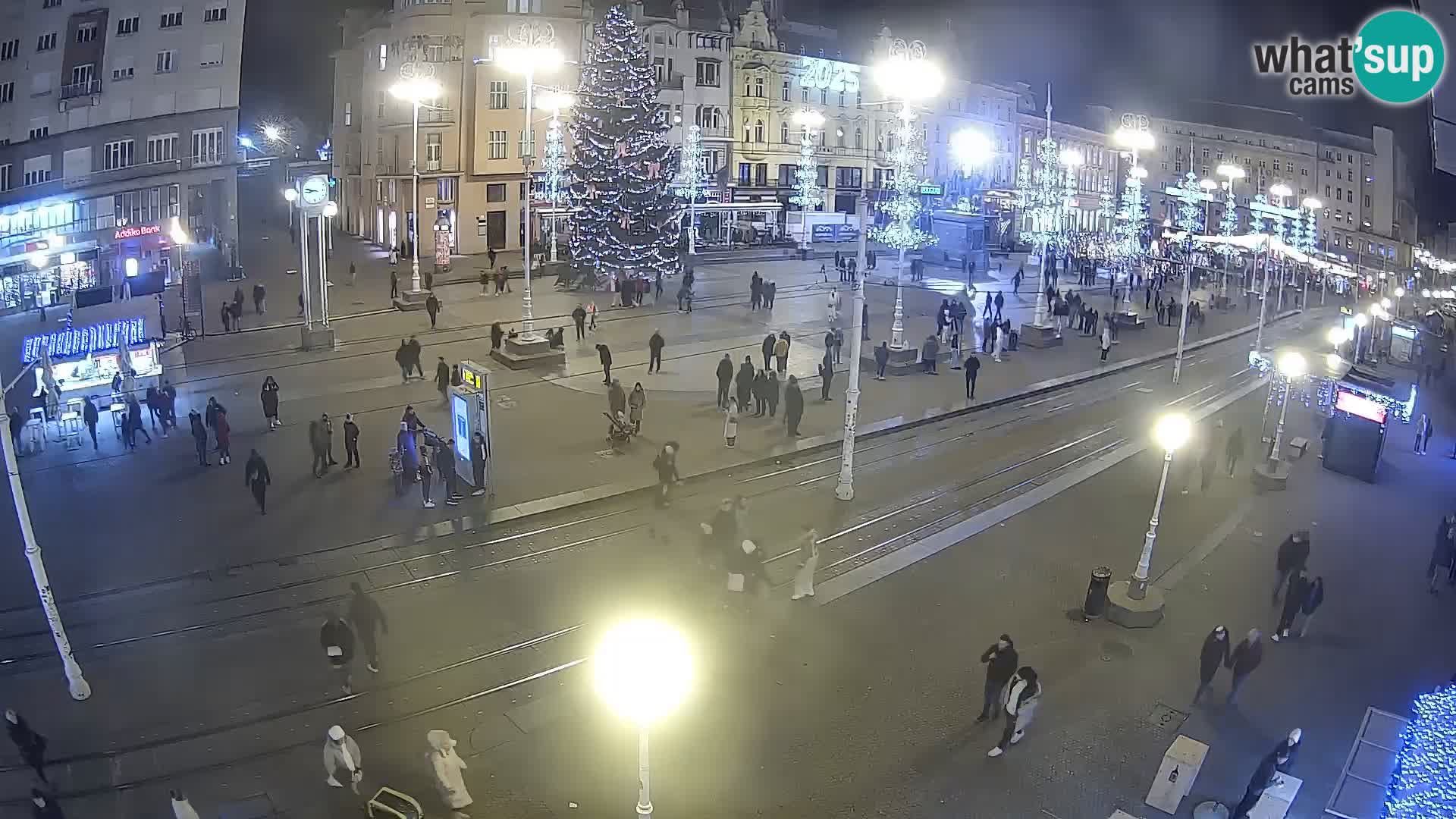 Live Cam Zagreb Ban Jelačić place | Croatie