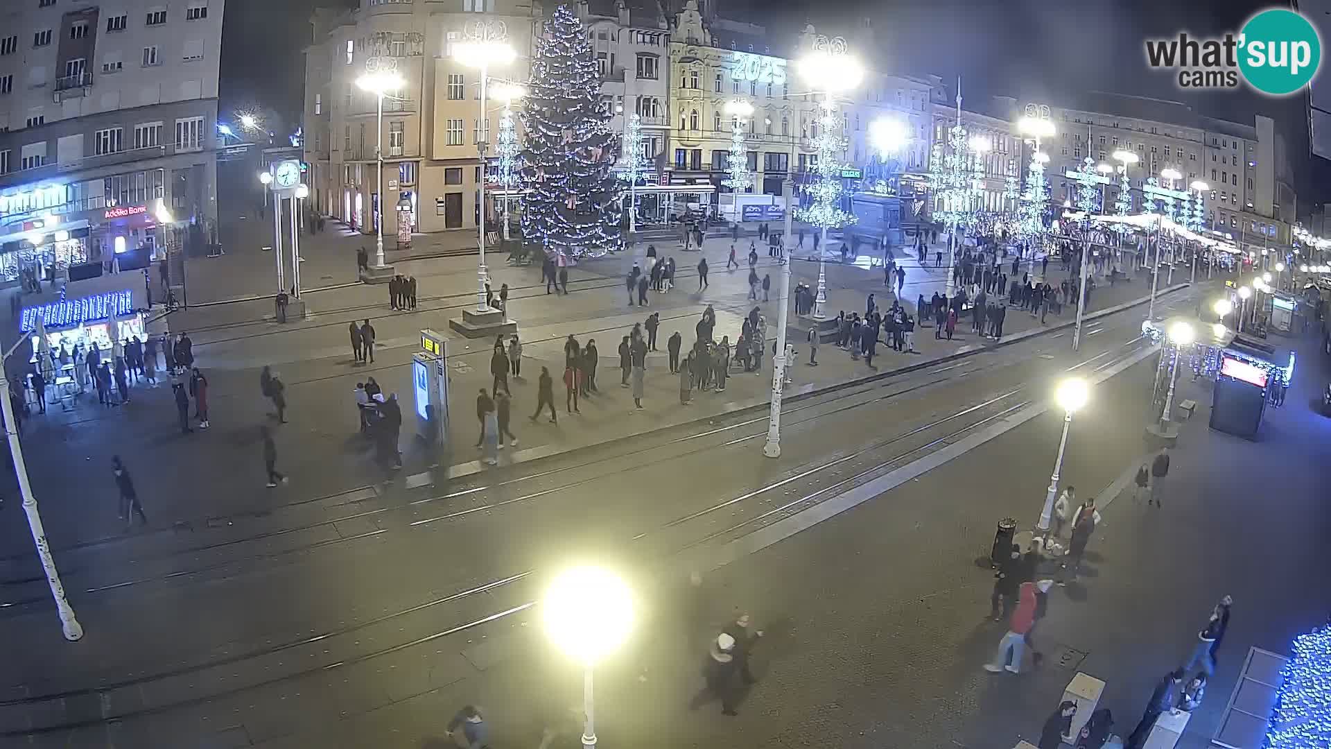 Webcam Zagreb Bana Jelačića square | Croatia