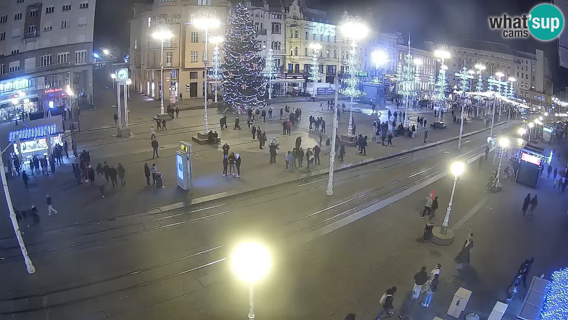 Zagreb live cam Bana Jelačića