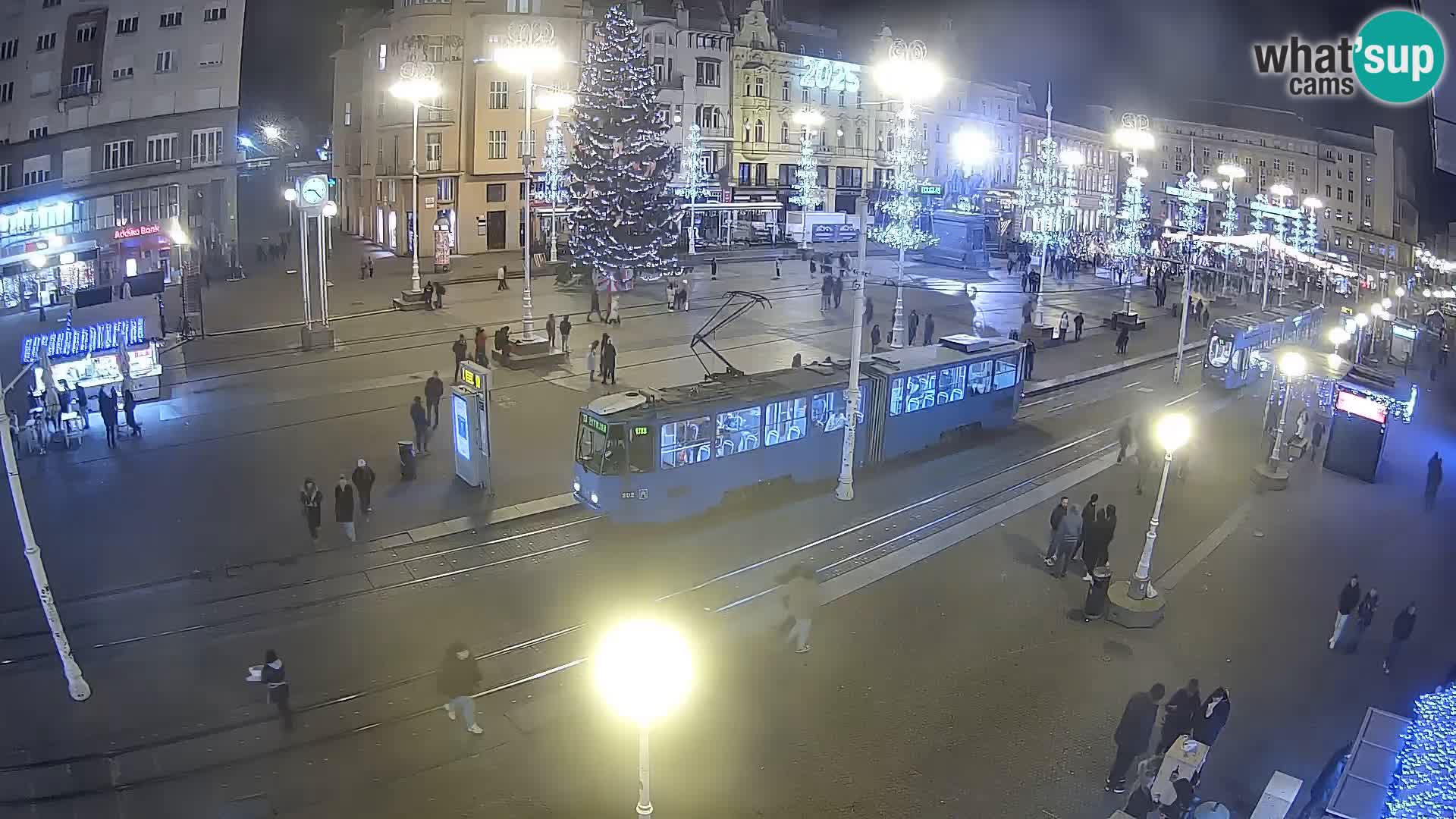 Zagreb live cam Bana Jelačića