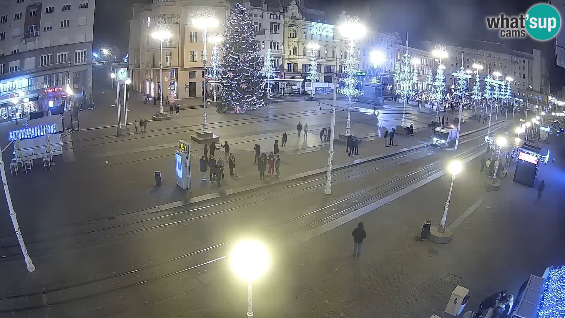 Live Cam Zagreb Ban Jelačić place | Croatie