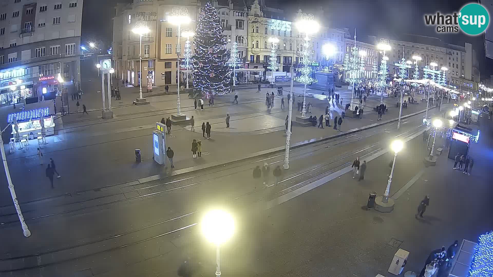 Webcam Zagabria Ban Jelacic piazza | Croazia