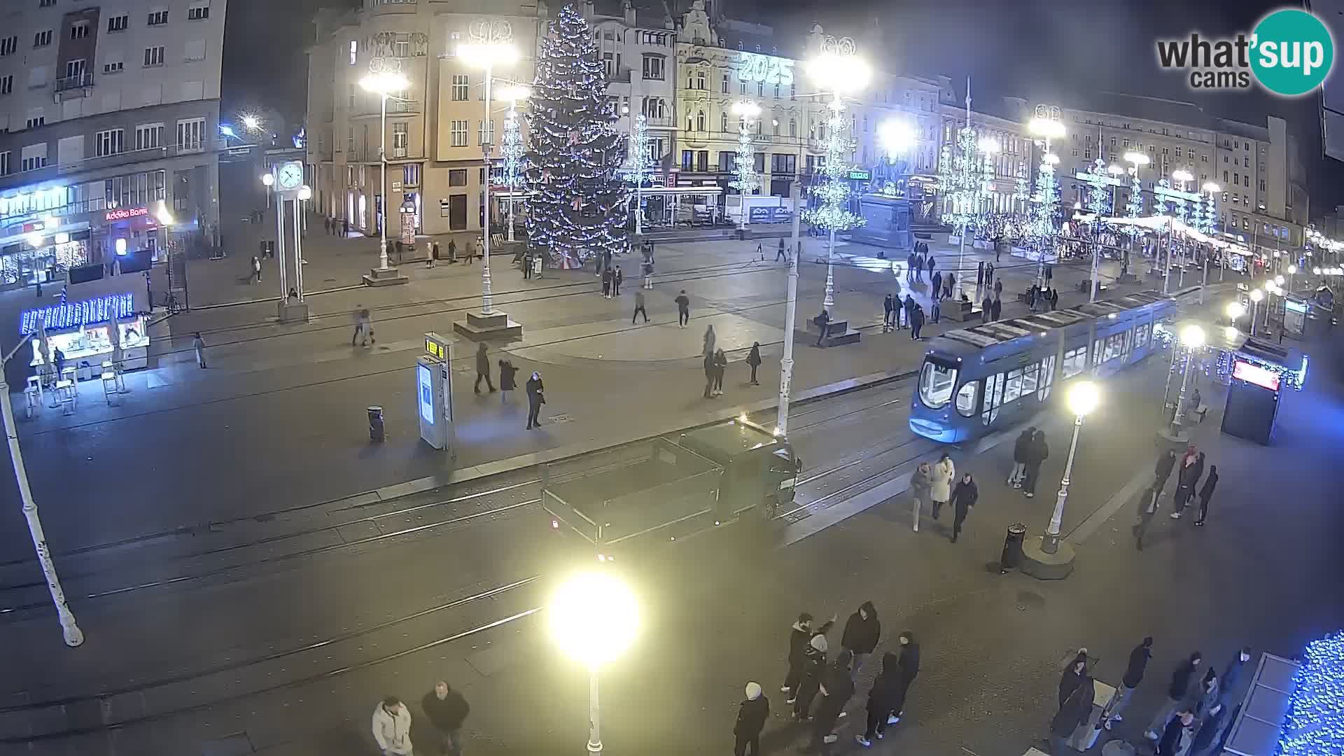 Live Cam Zagreb Ban Jelačić place | Croatie