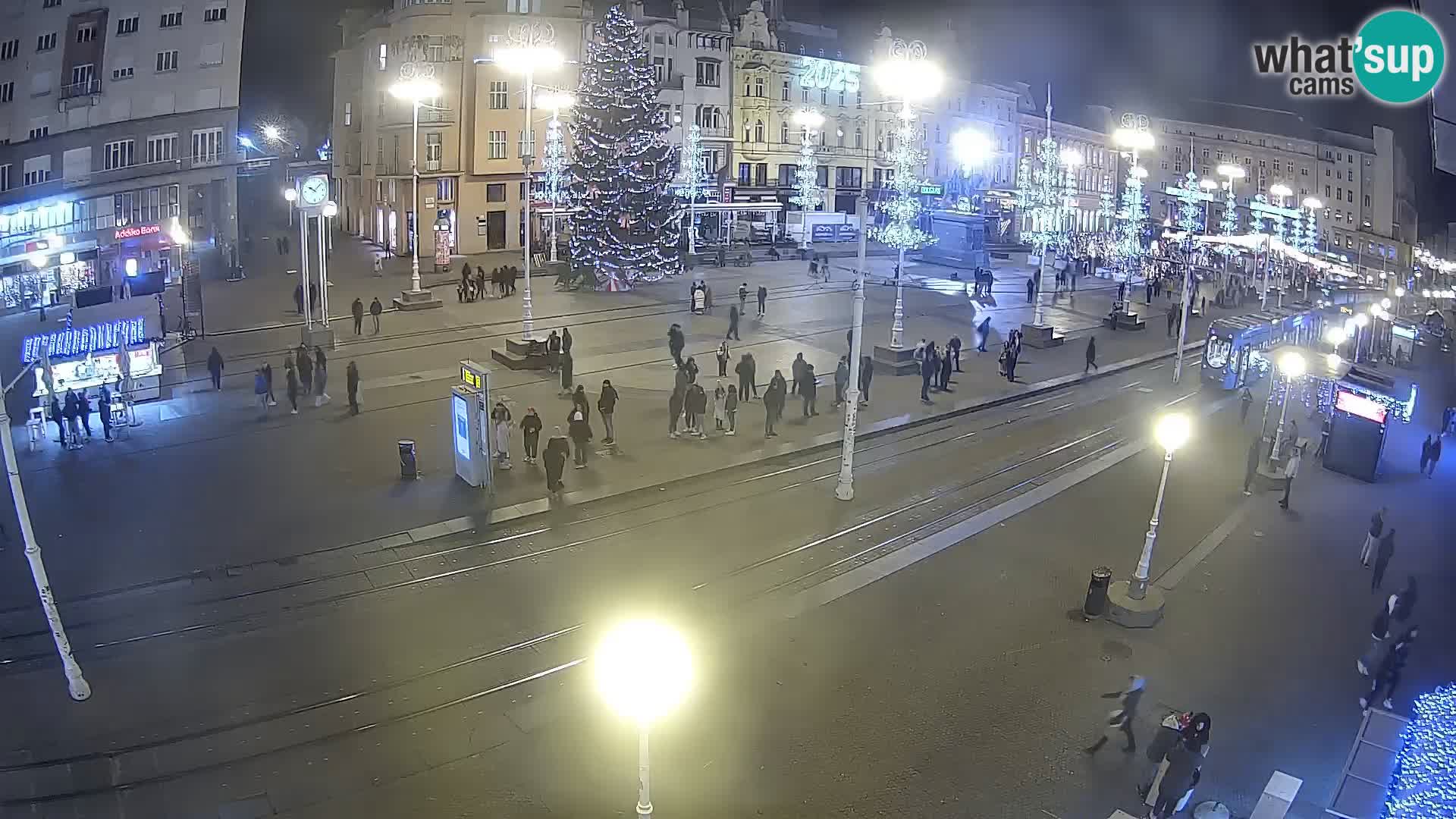 Zagreb live cam Bana Jelačića