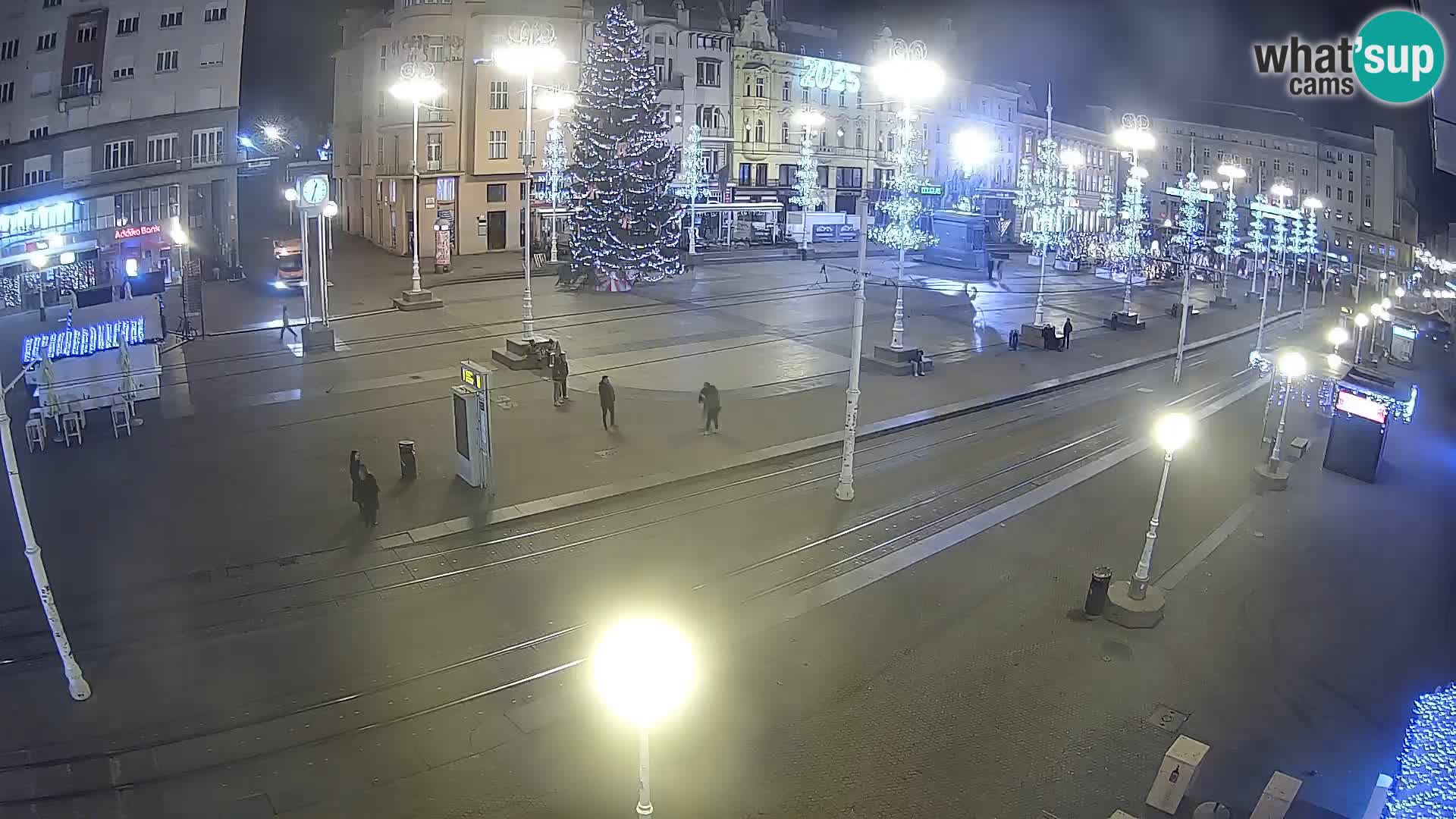 Webcam Zagreb Bana Jelačića square | Croatia