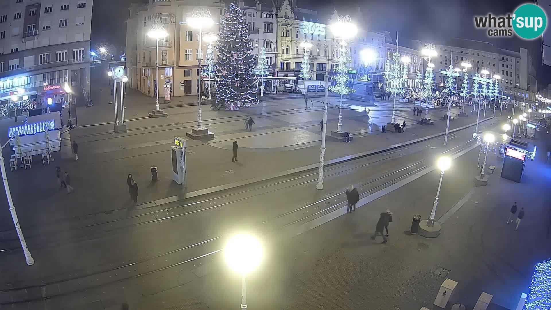 Zagreb webcam Ban Jelacica Platz | Kroatien