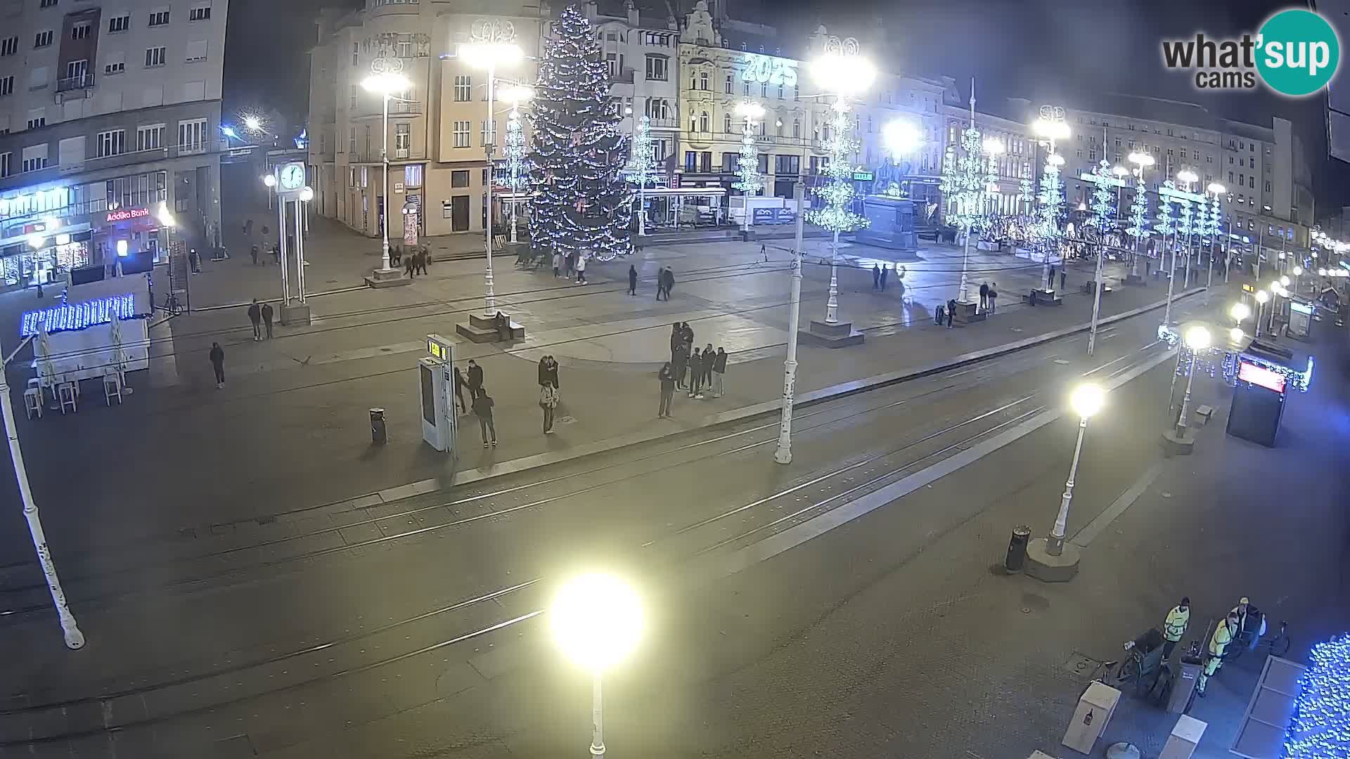 Webcam Zagreb Bana Jelačića square | Croatia