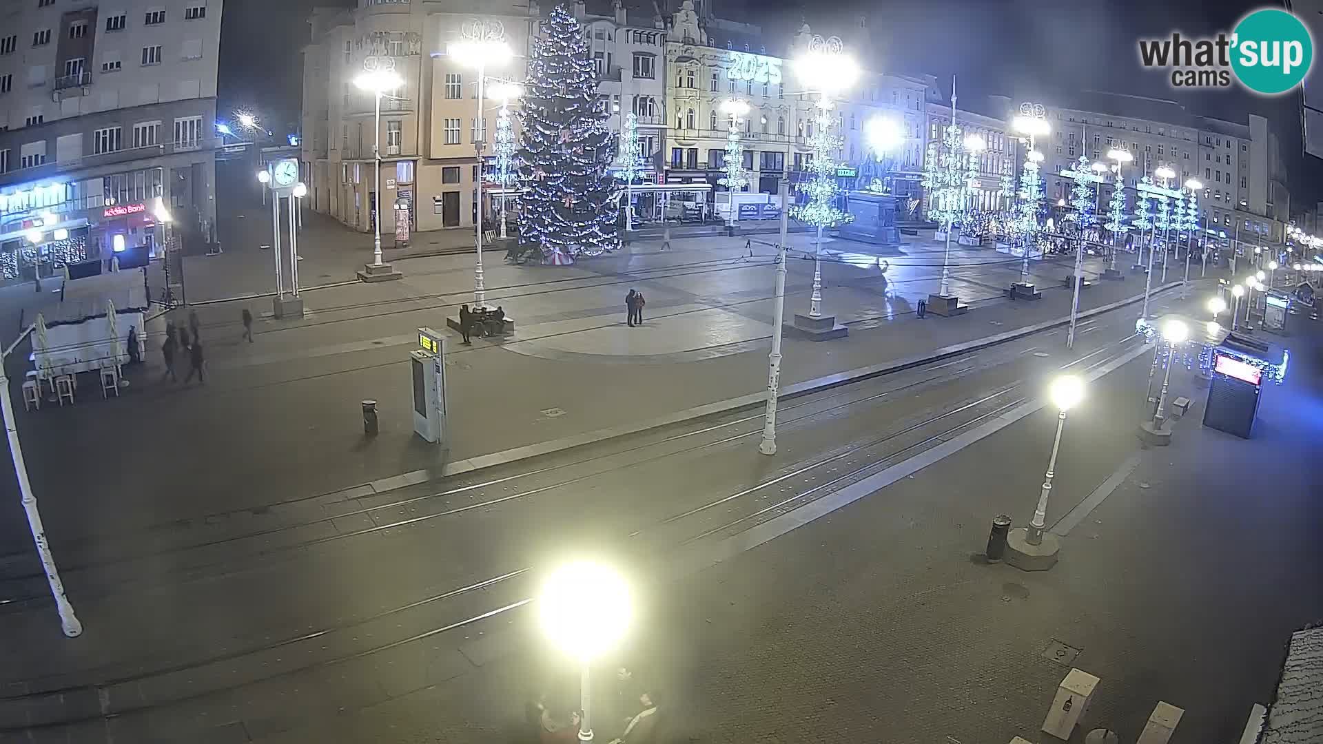 Live Cam Zagreb Ban Jelačić place | Croatie